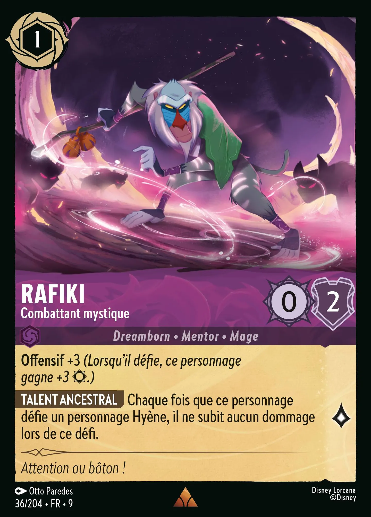 Rafiki - Combattant mystique — Fabled — Lorcana
