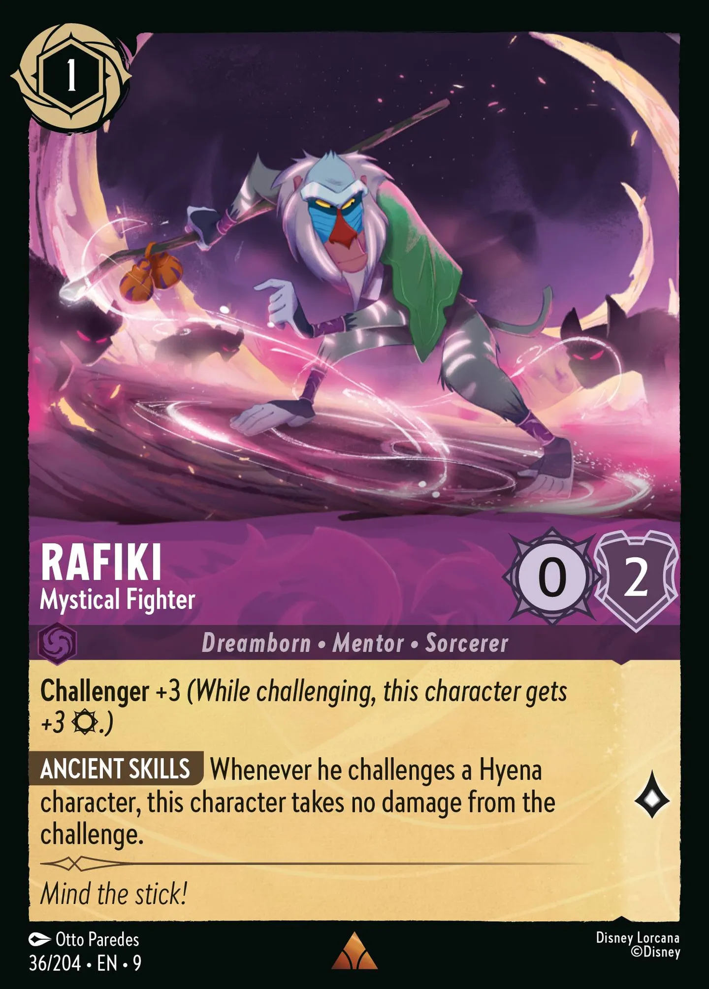 Rafiki - Mystical Fighter — Fabled — Lorcana
