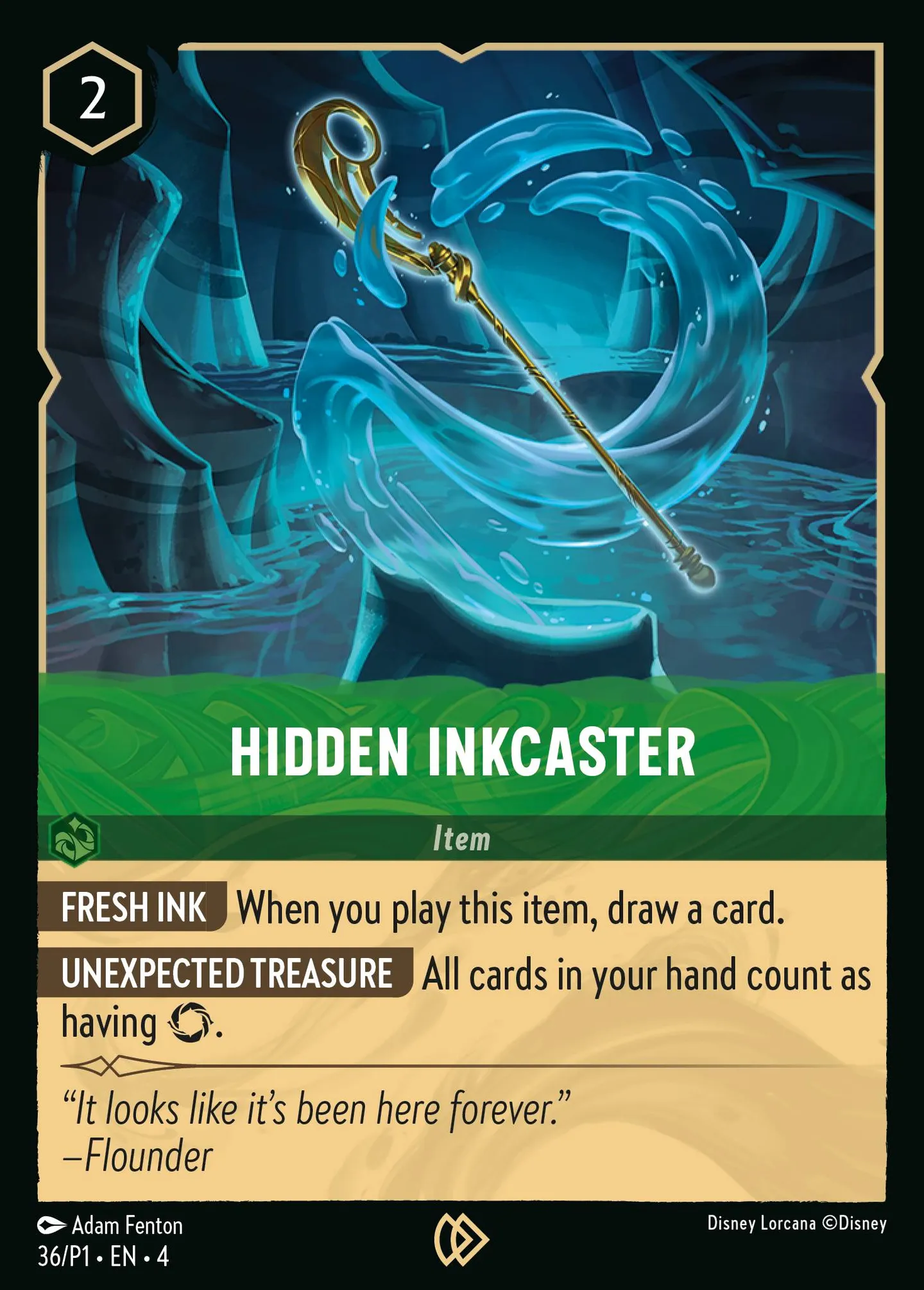 Hidden Inkcaster — Promos - Year 1 — Lorcana