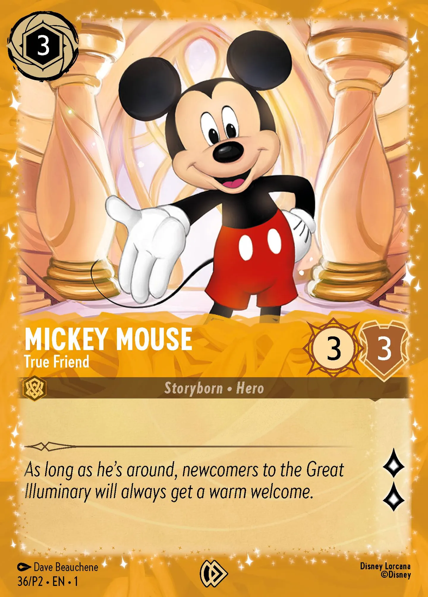 Mickey Mouse - True Friend — Promos - Year 2 — Lorcana