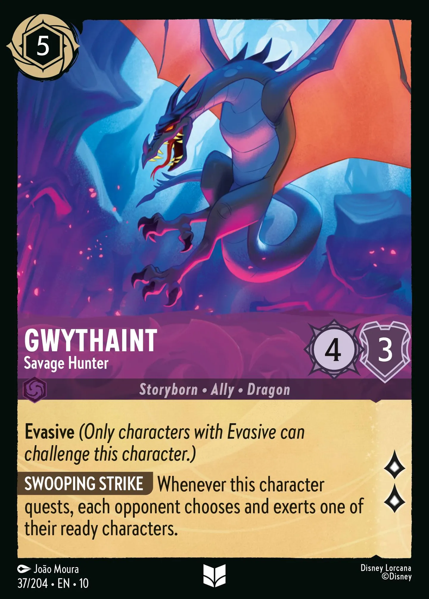 Gwythaint - Savage Hunter — Whispers in the Well — Lorcana