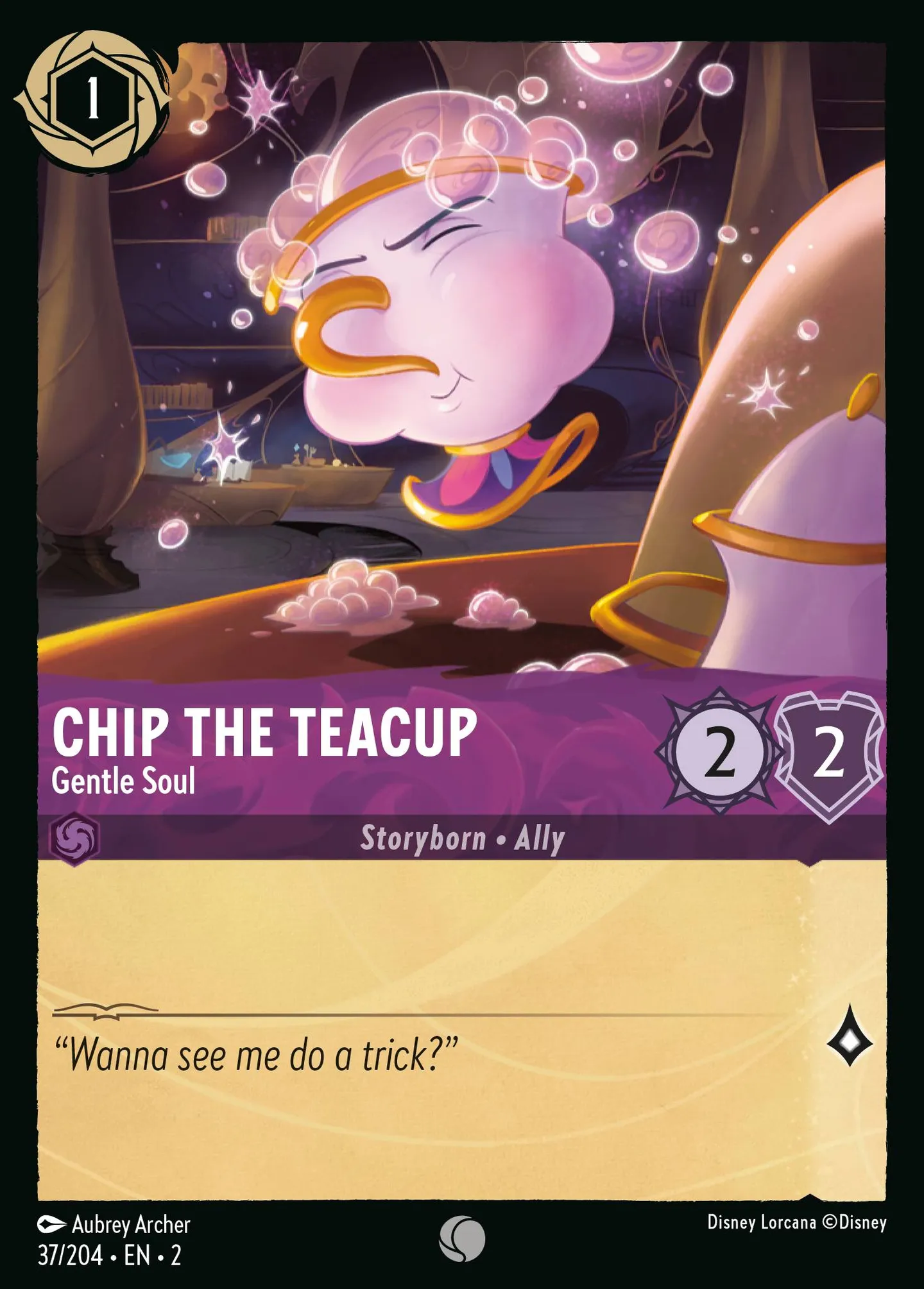 Chip the Teacup - Gentle Soul — Rise of the Floodborn — Lorcana