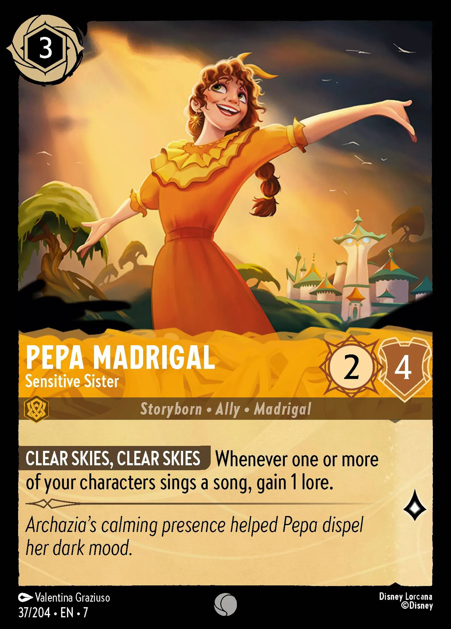 Pepa Madrigal - Sensitive Sister — Archazia's Island — Lorcana