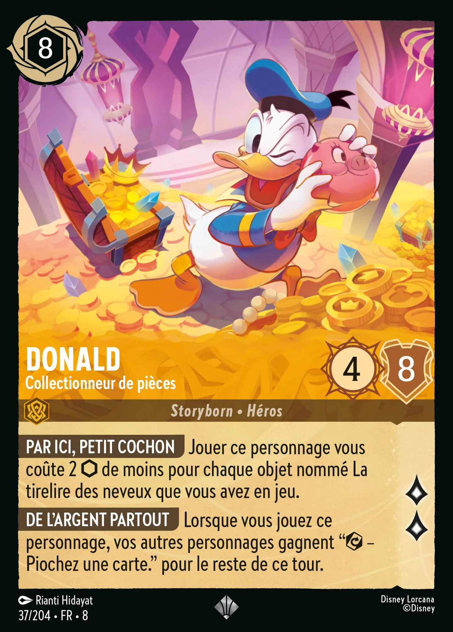 Donald - Collectionneur de pièces — The Reign of Jafar — Lorcana