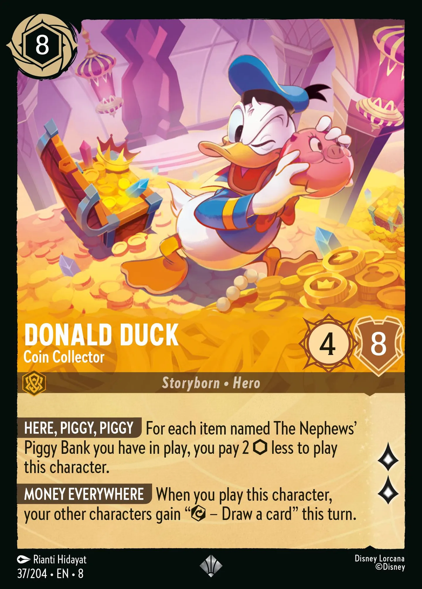 Donald - Collectionneur de pièces — The Reign of Jafar — Lorcana