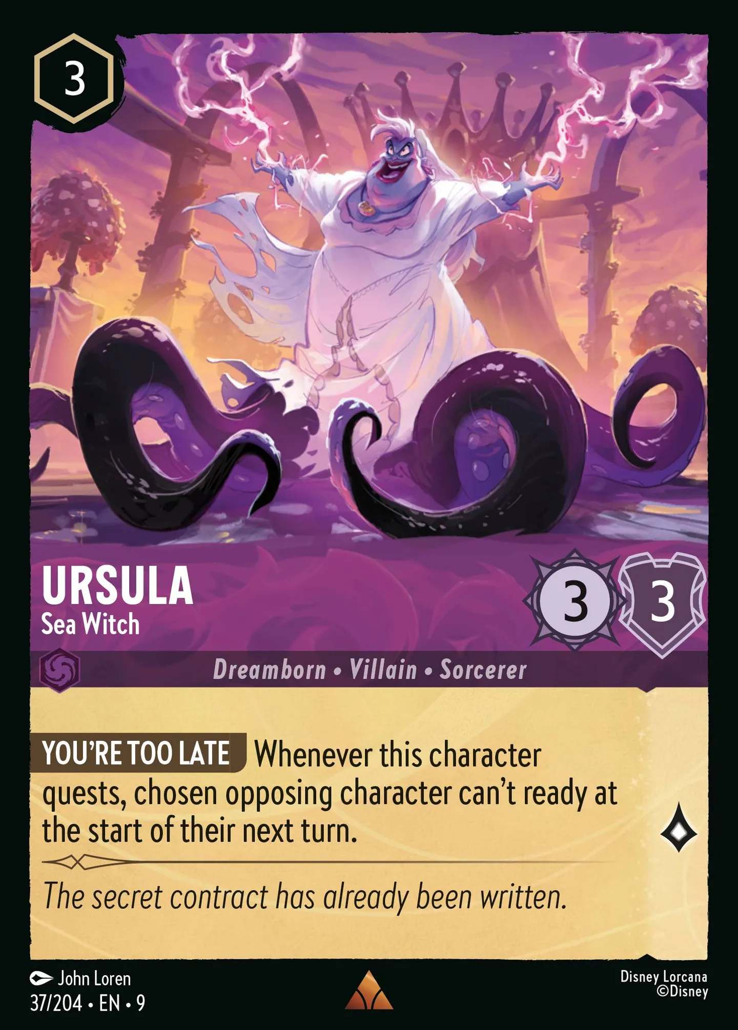 Ursula - Sorcière des mers — Fabled — Lorcana