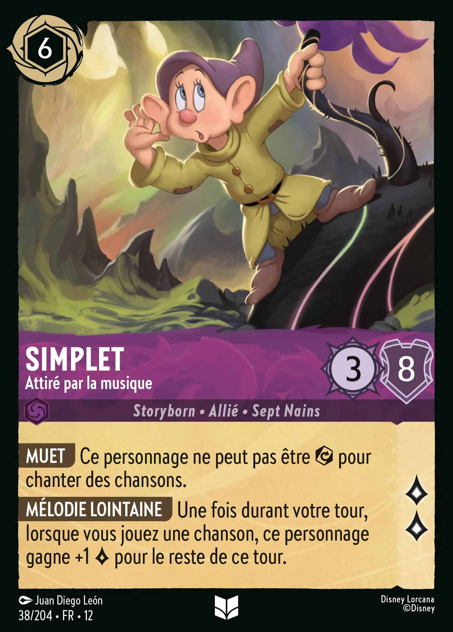 Simplet - Attiré par la musique — Wilds Unknown — Lorcana
