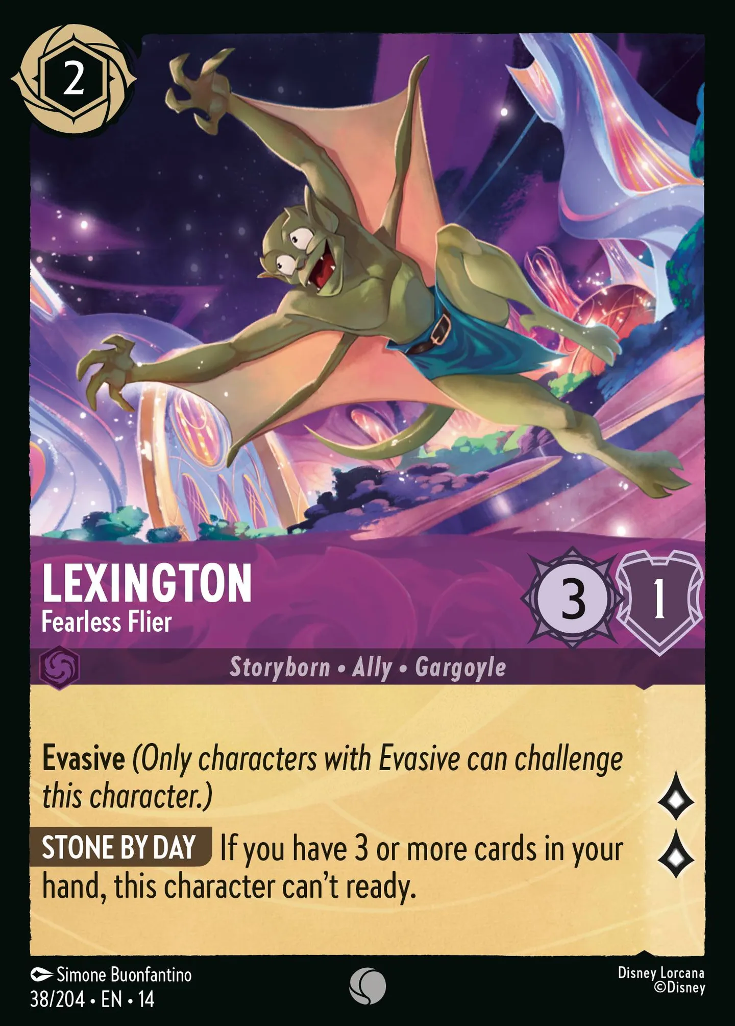 Lexington - Fearless Flier — Hyperia City — Lorcana