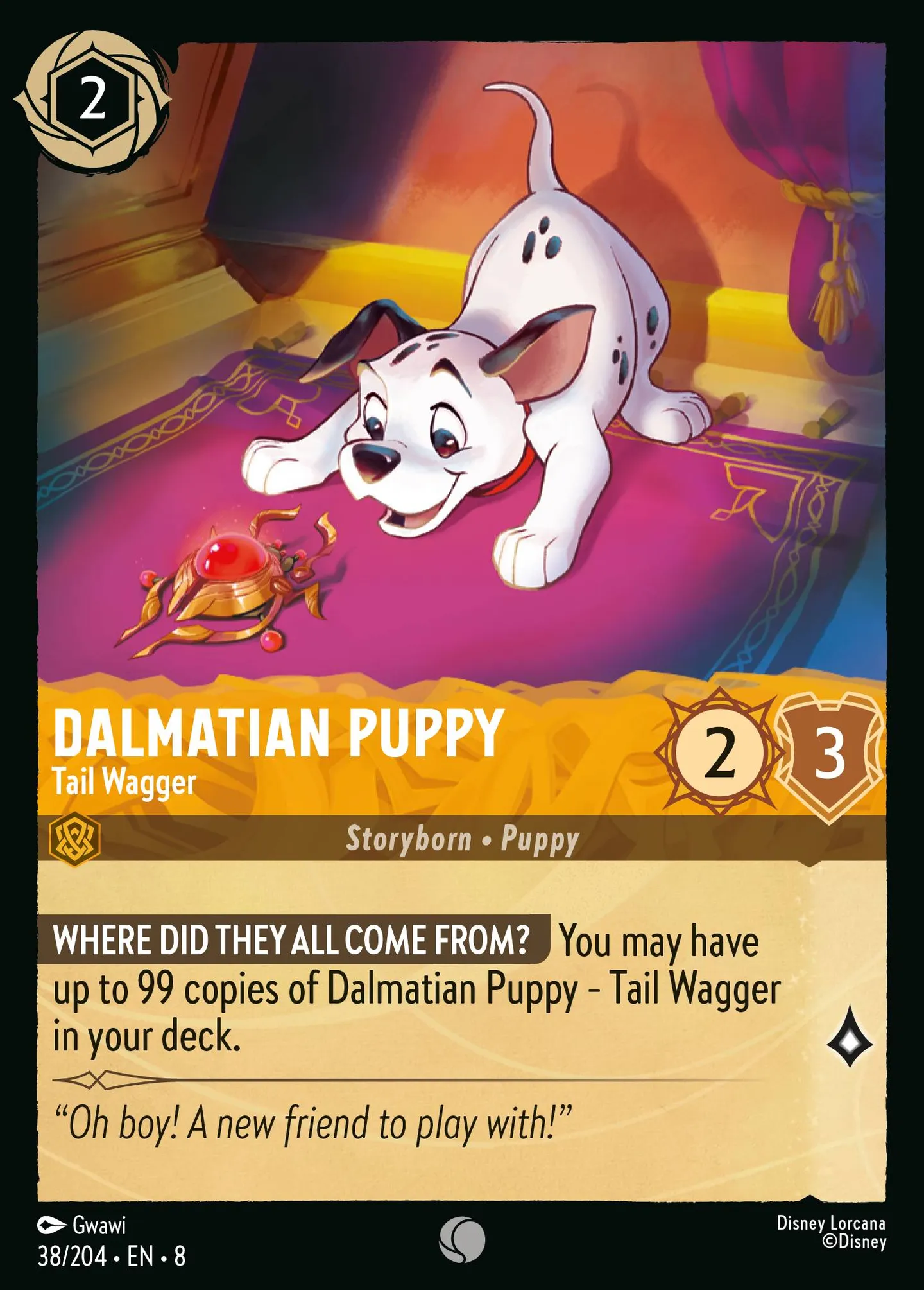 Dalmatian Puppy - Tail Wagger — The Reign of Jafar — Lorcana