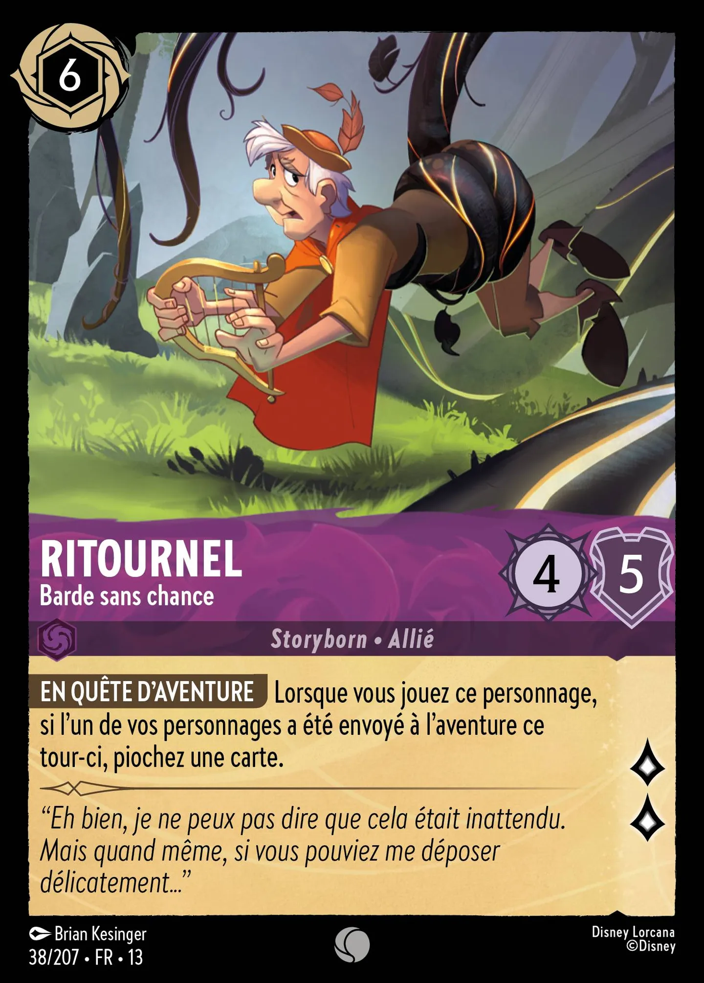 Ritournel - Barde sans chance — Attack of the Vine! — Lorcana