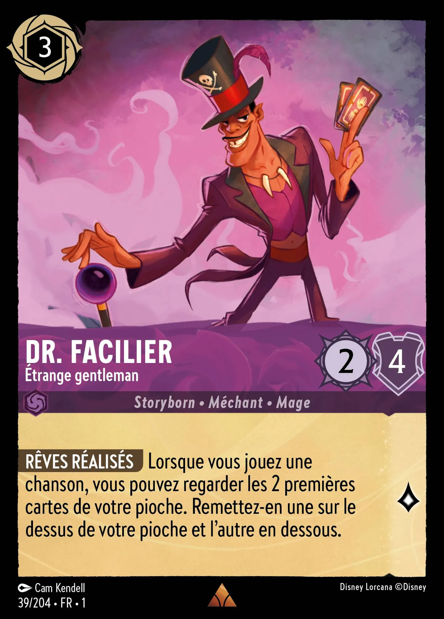 Dr. Facilier - Étrange gentleman — The First Chapter — Lorcana