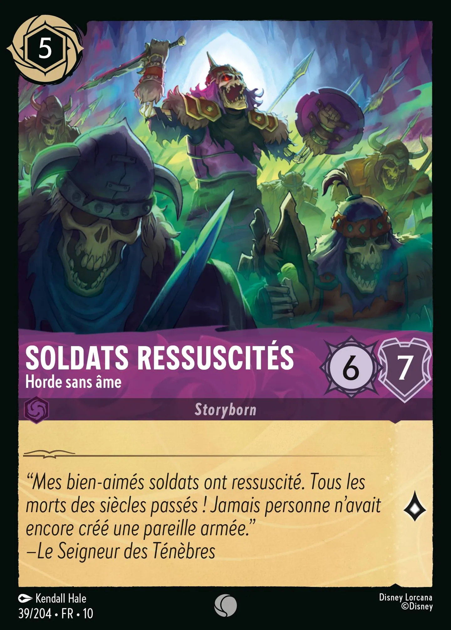 Soldats ressuscités - Horde sans âme — Whispers in the Well — Lorcana