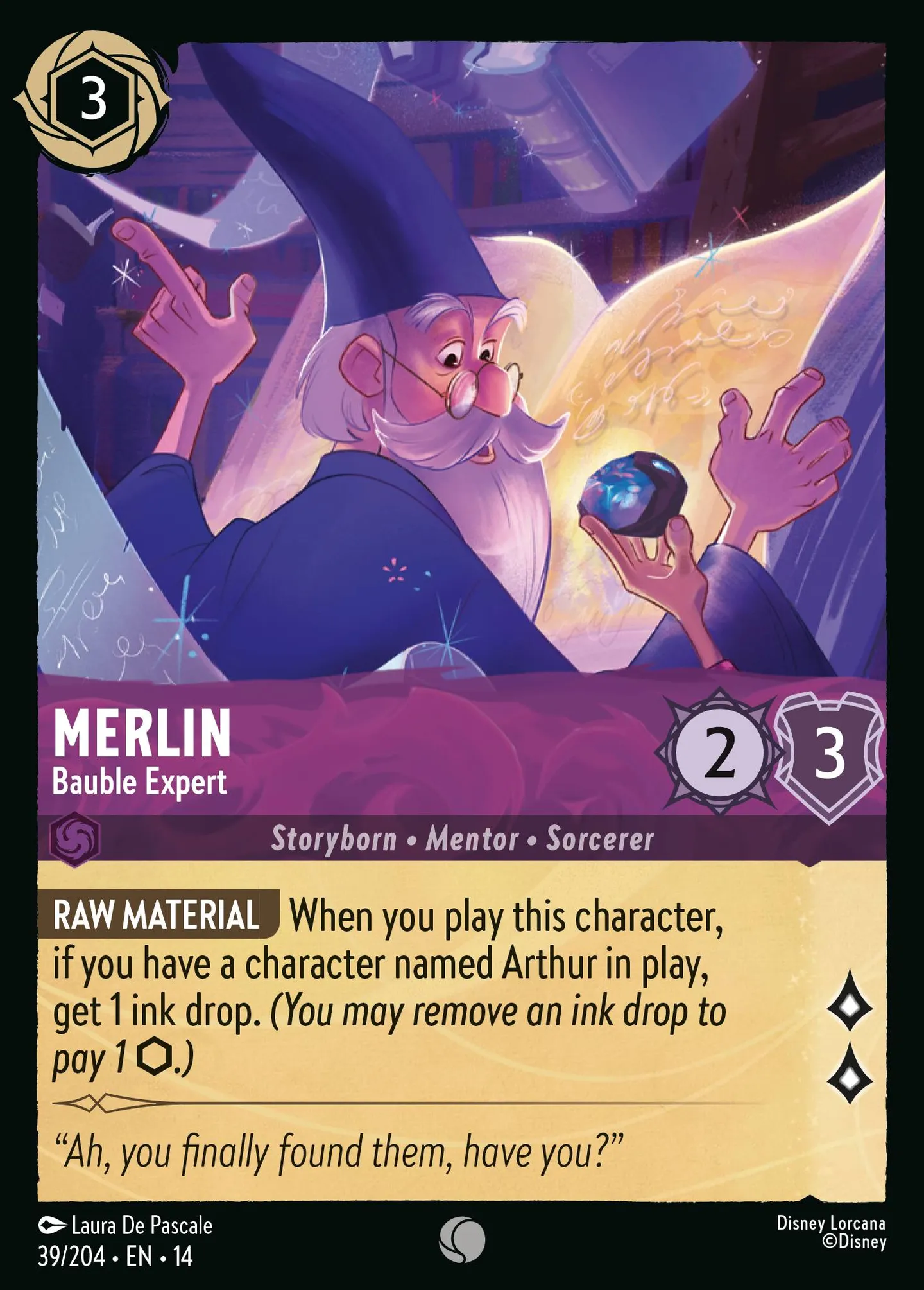 Merlin - Bauble Expert — Hyperia City — Lorcana