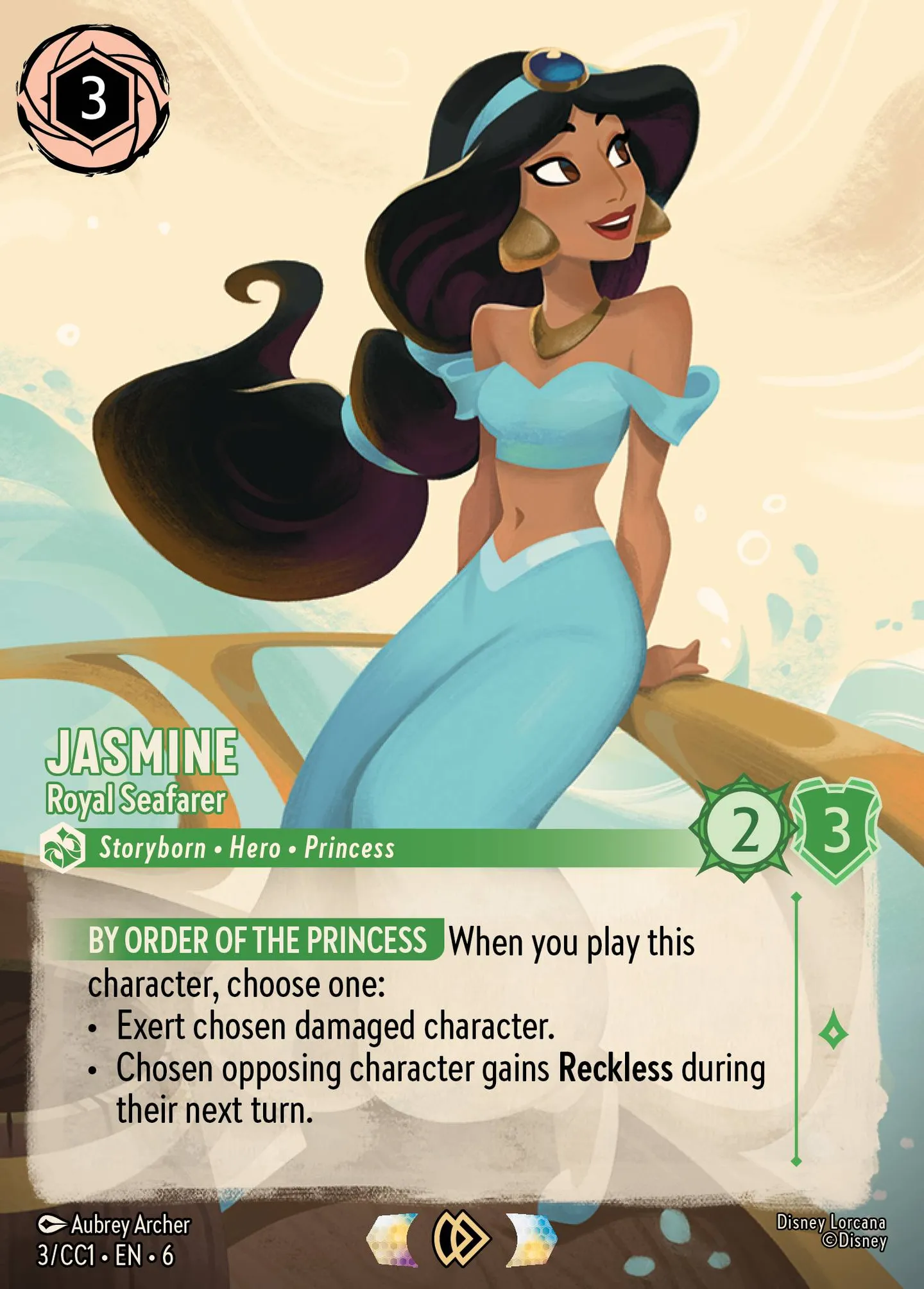 Jasmine - Royal Seafarer — Curator's Collection: Heroines Edition — Lorcana