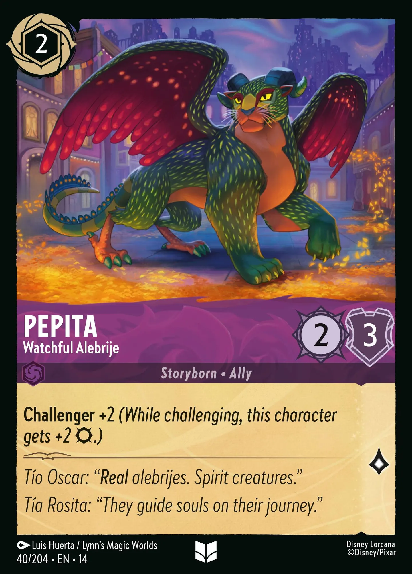 Pepita - Watchful Alebrije — Hyperia City — Lorcana