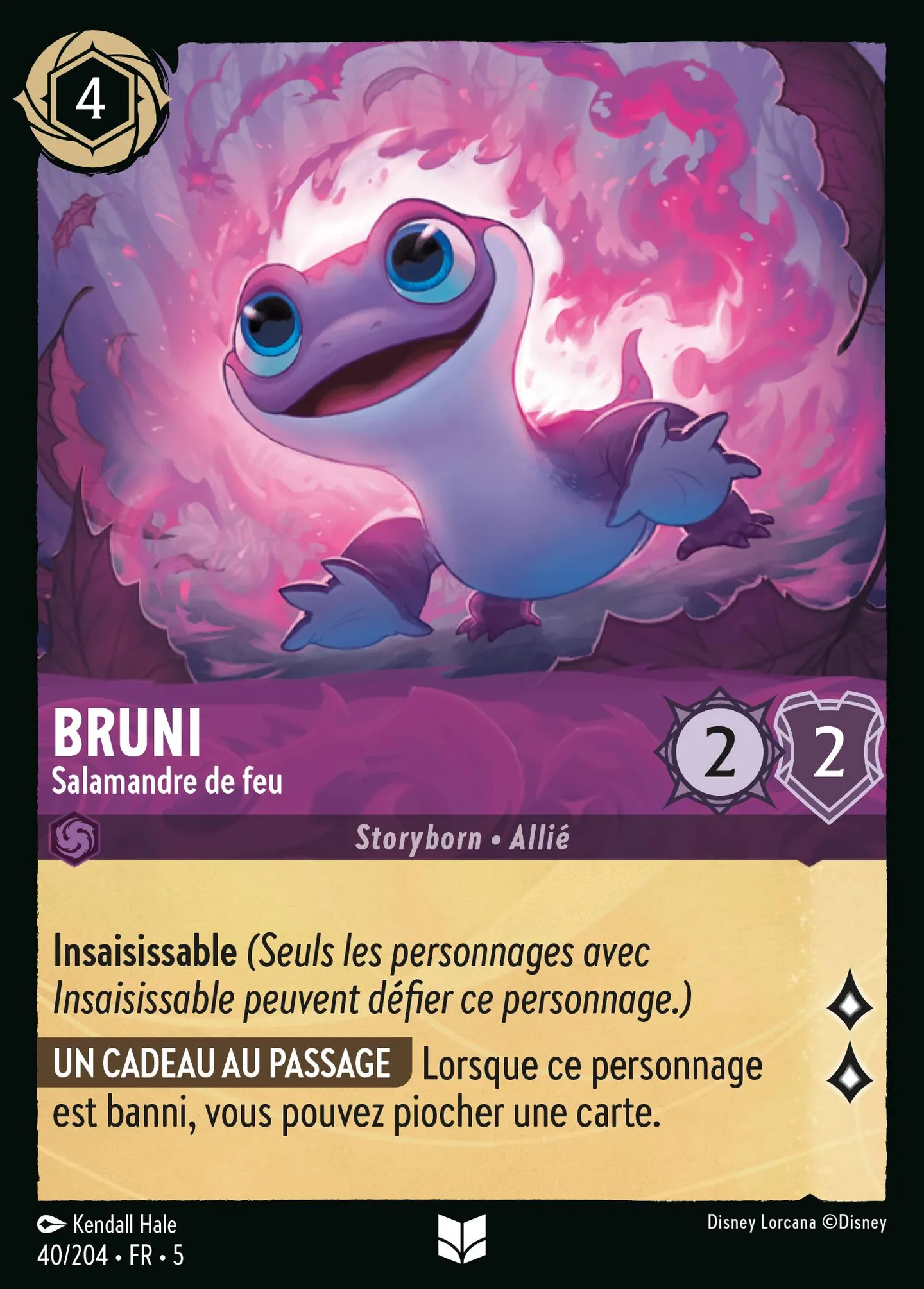 Bruni - Salamandre de feu — Shimmering Skies — Lorcana