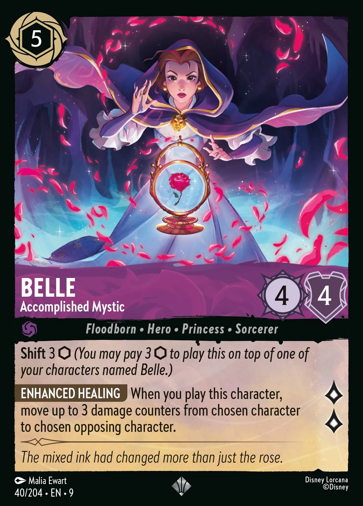 Belle - Accomplished Mystic — Fabled — Lorcana