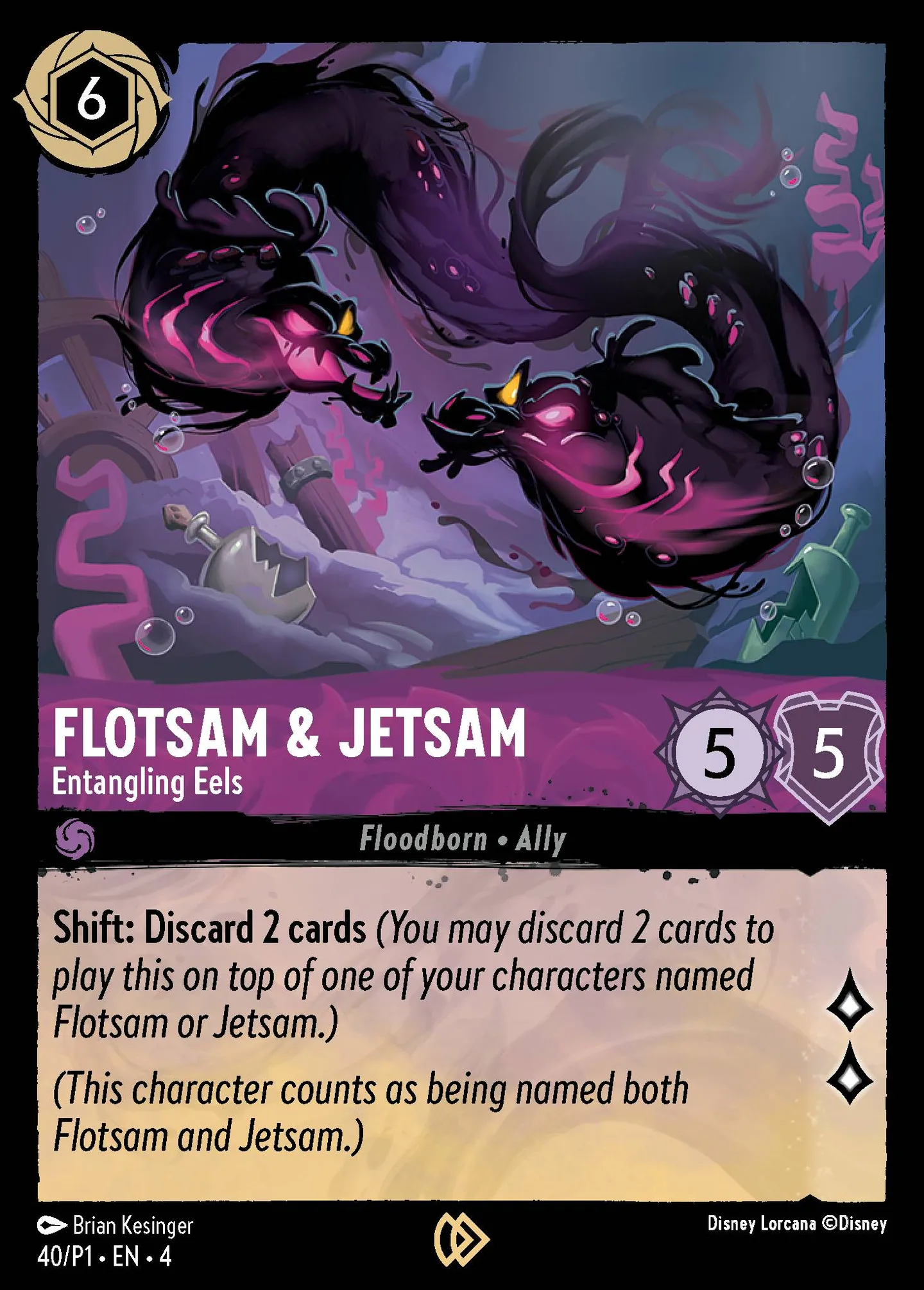 Flotsam & Jetsam - Anguilles piégeuses — Promos - Year 1 — Lorcana