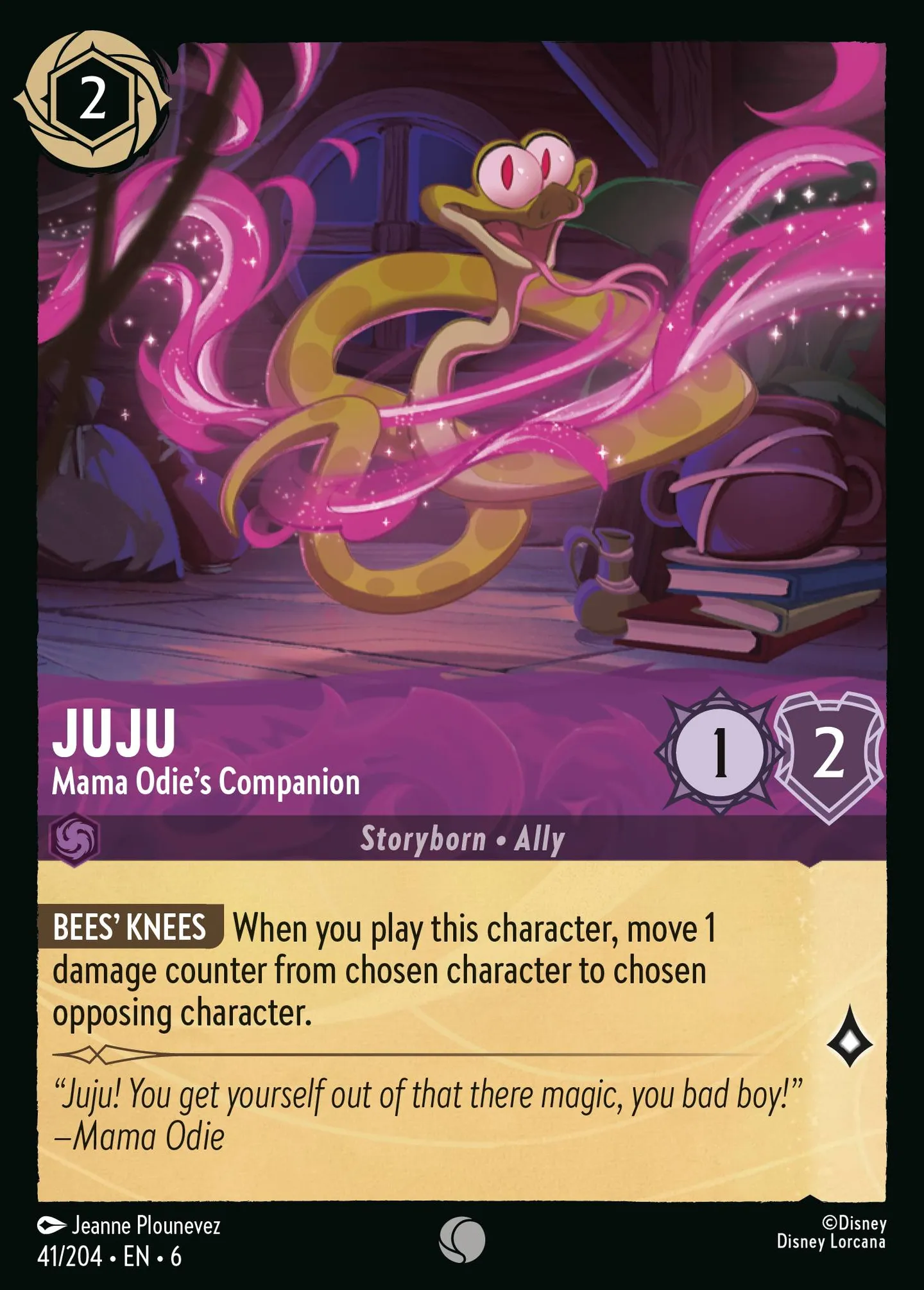 Juju - Mama Odie's Companion — Azurite Sea — Lorcana