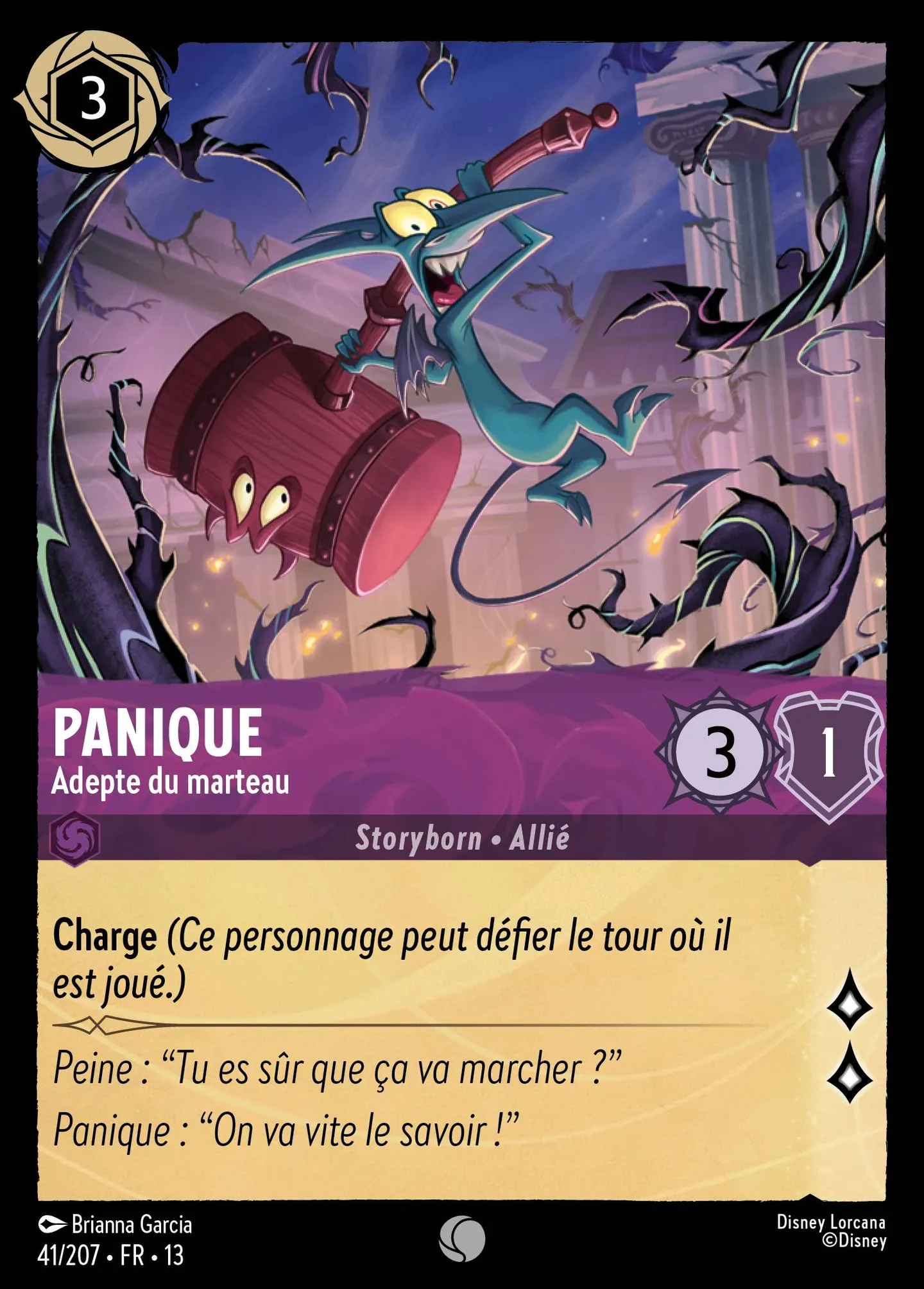 Panique - Adepte du marteau — Attack of the Vine! — Lorcana