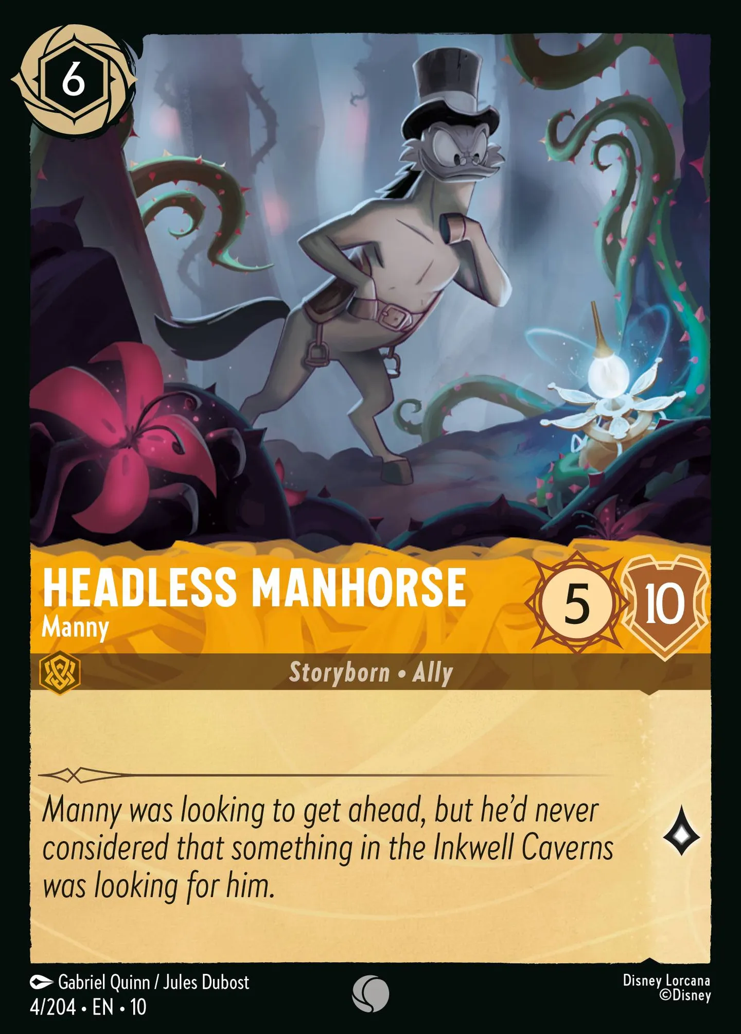 Headless Manhorse - Manny — Whispers in the Well — Lorcana
