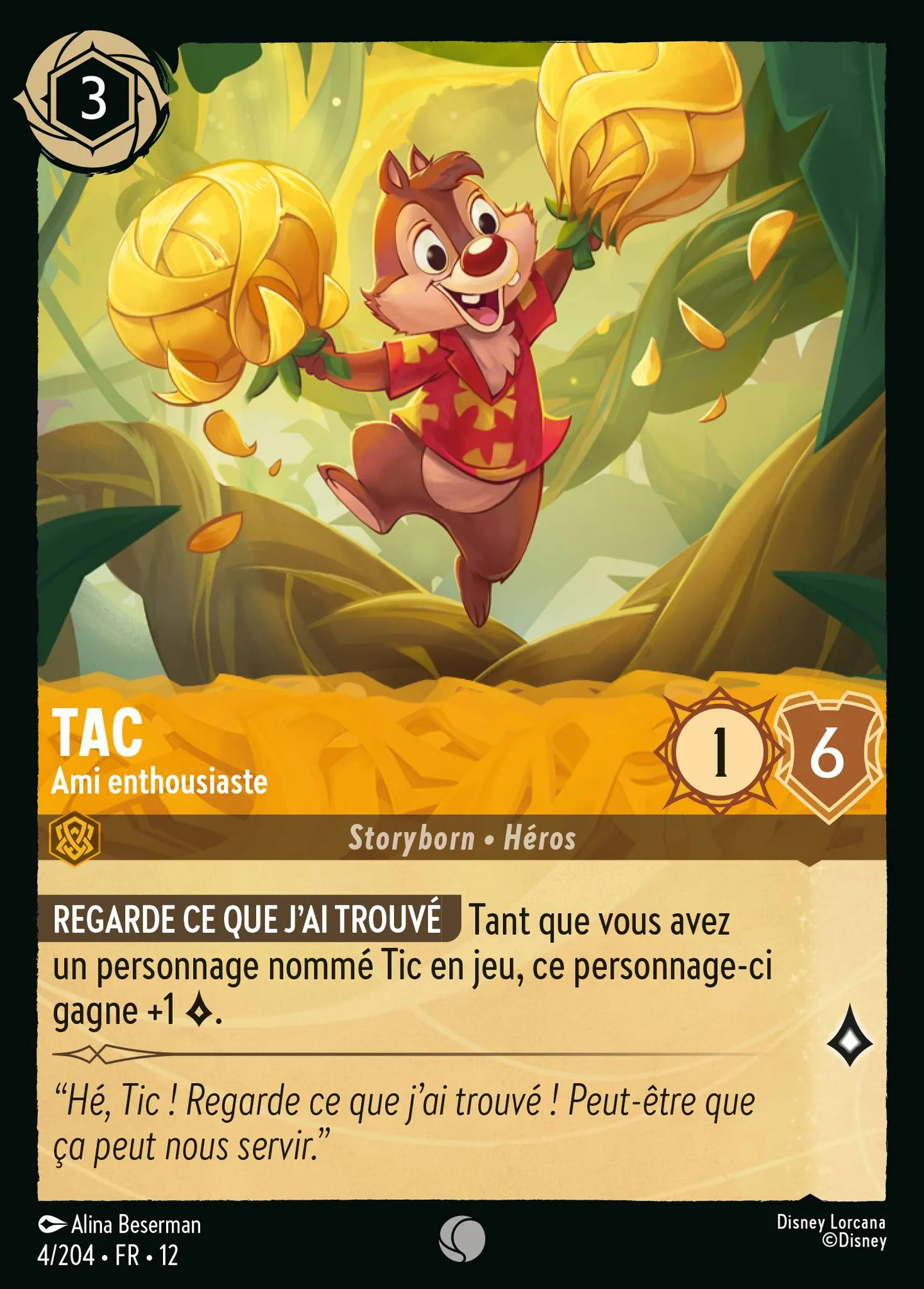 Tac - Ami enthousiaste — Wilds Unknown — Lorcana