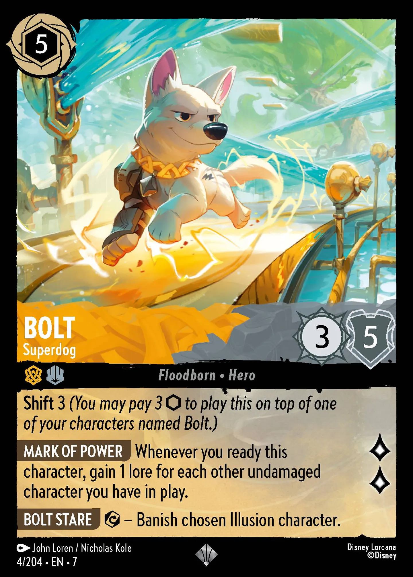 Bolt - Superdog — Archazia's Island — Lorcana