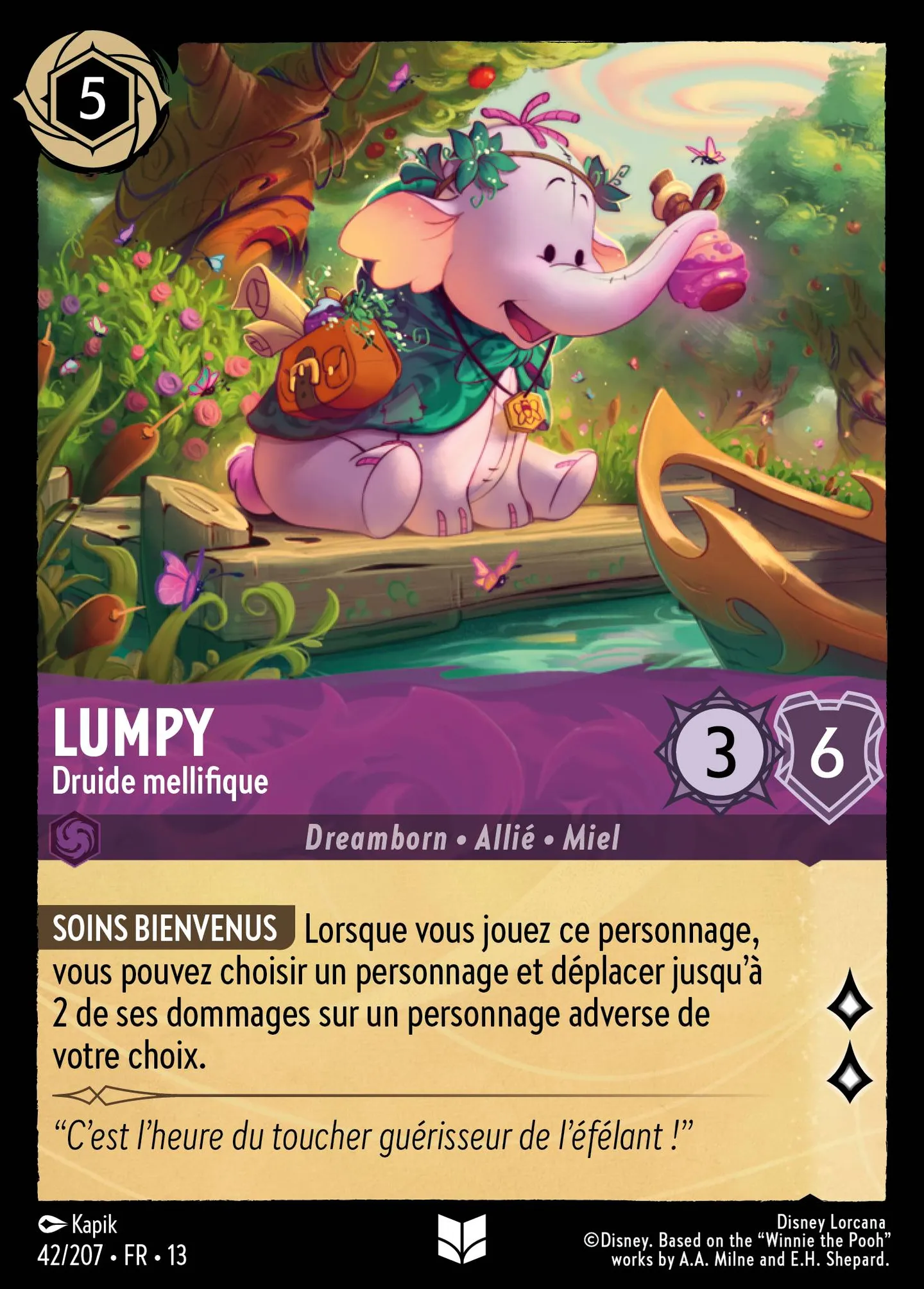 Lumpy - Druide mellifique — Attack of the Vine! — Lorcana