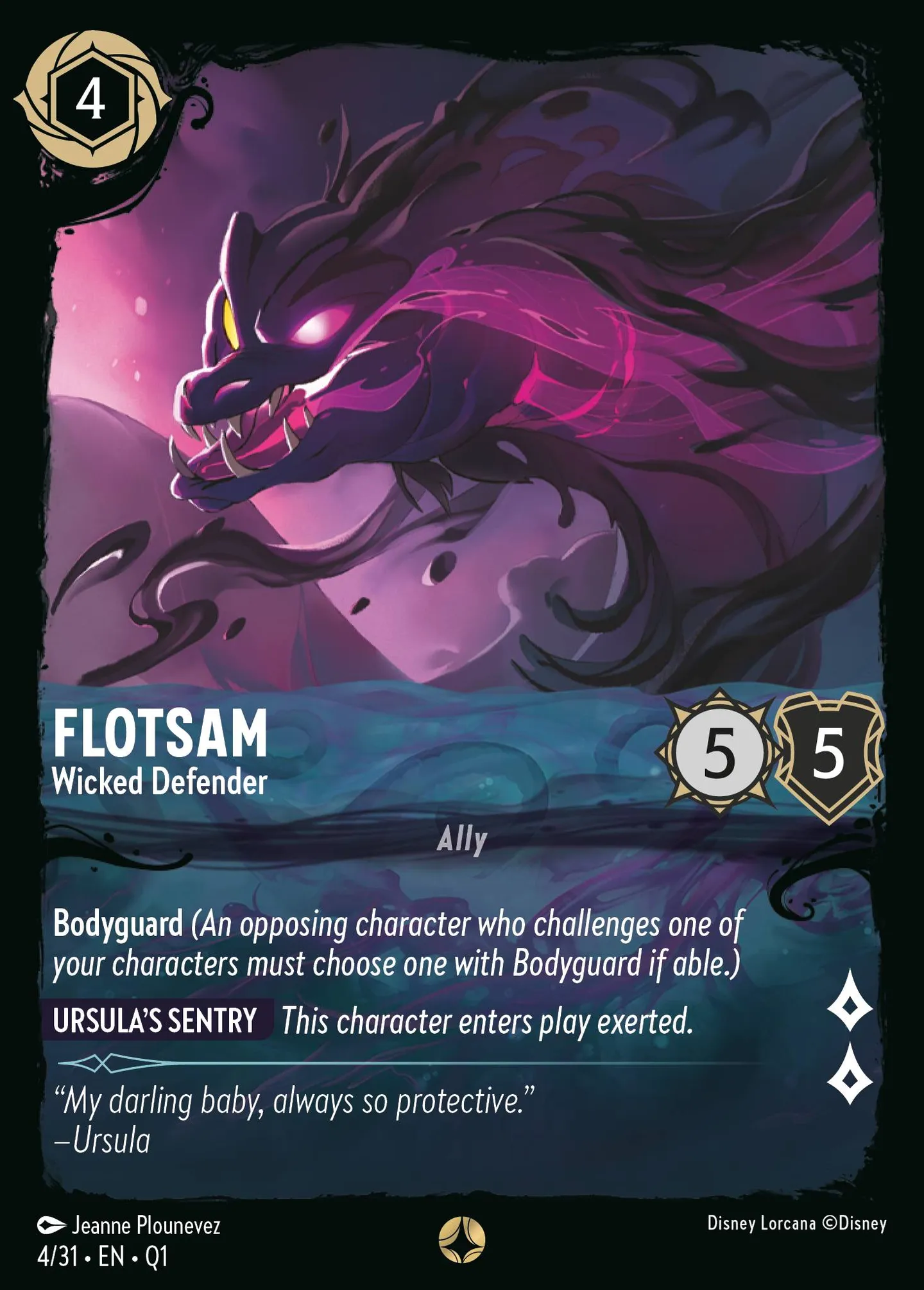 Flotsam - Wicked Defender — Illumineer's Quest: Deep Trouble — Lorcana