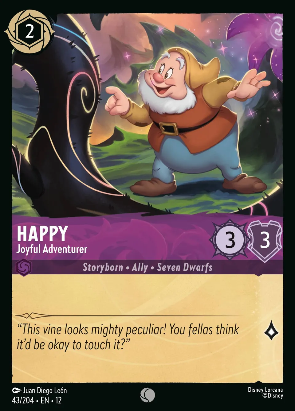 Happy - Joyful Adventurer from Wilds Unknown - Lorcana