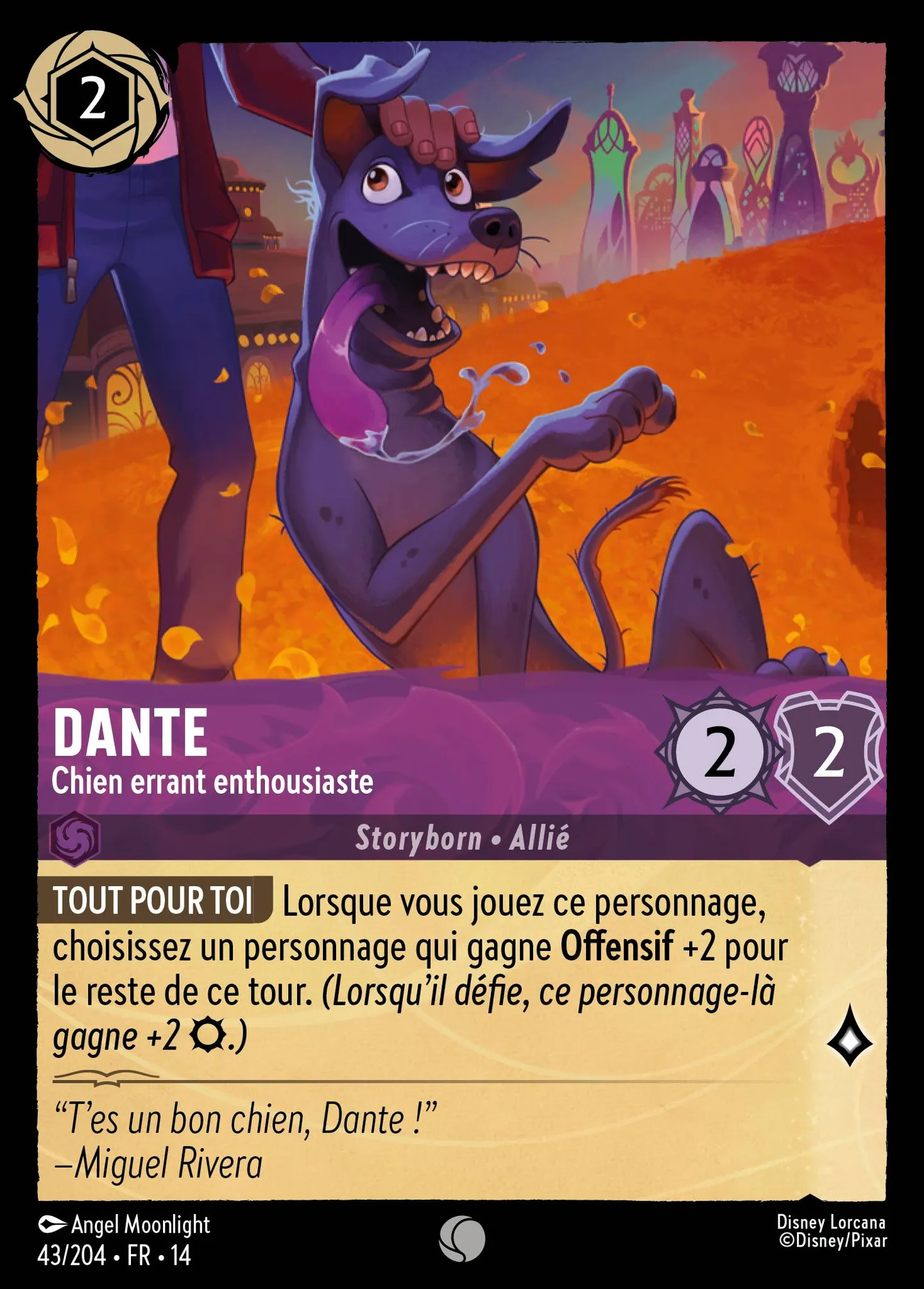 Dante - Chien errant enthousiaste — Hyperia City — Lorcana
