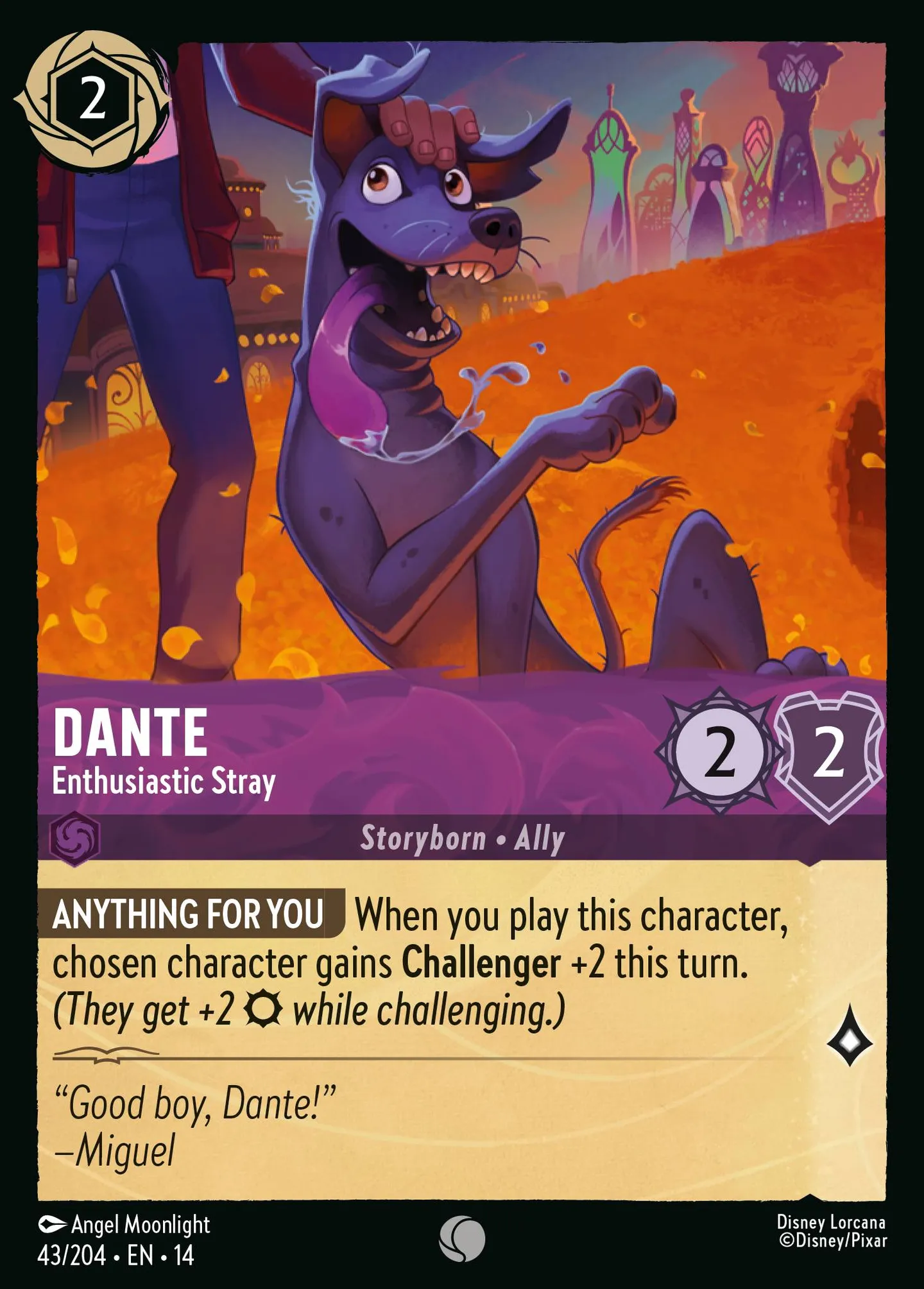 Dante - Enthusiastic Stray — Hyperia City — Lorcana
