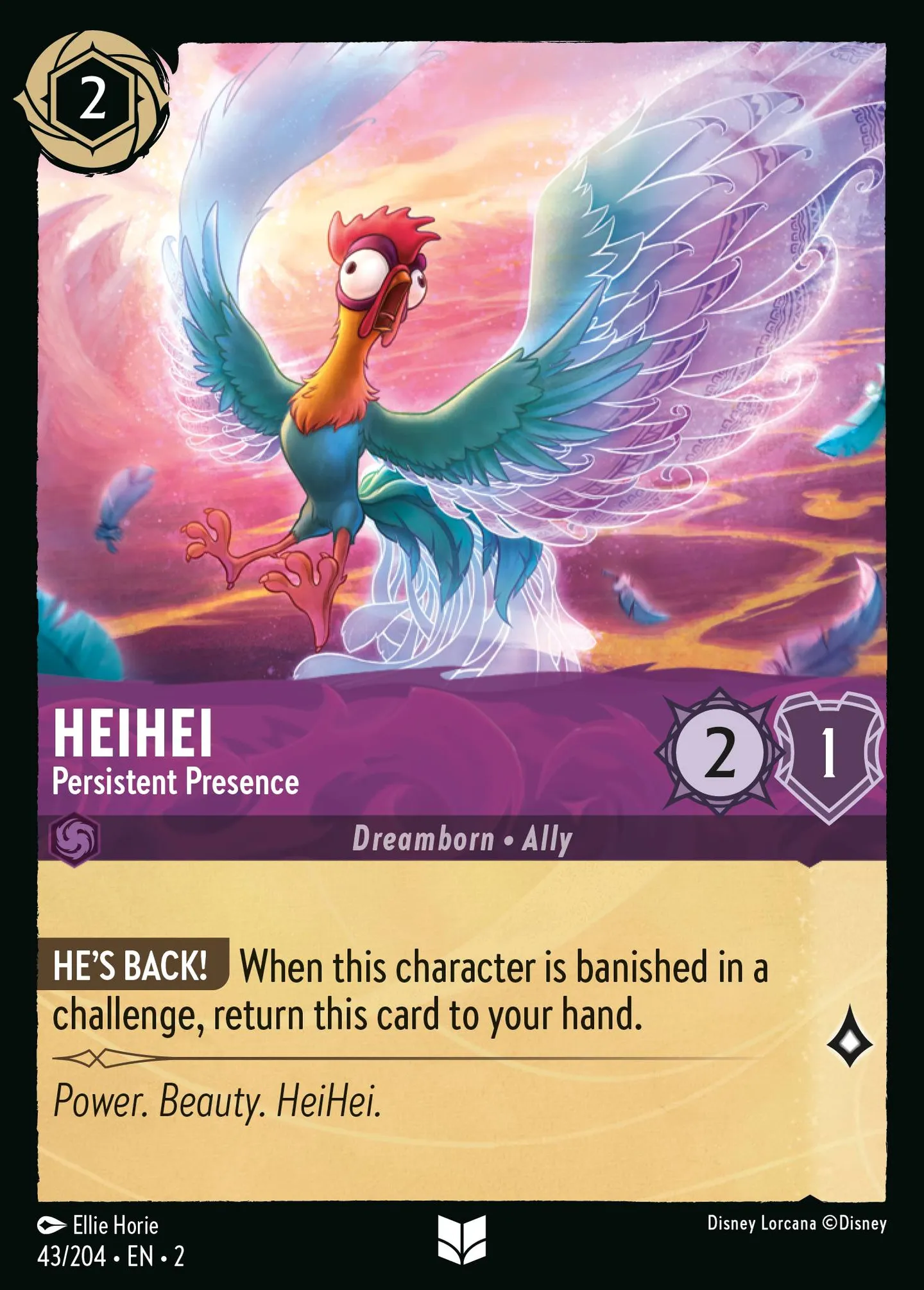 HeiHei - Persistent Presence — Rise of the Floodborn — Lorcana