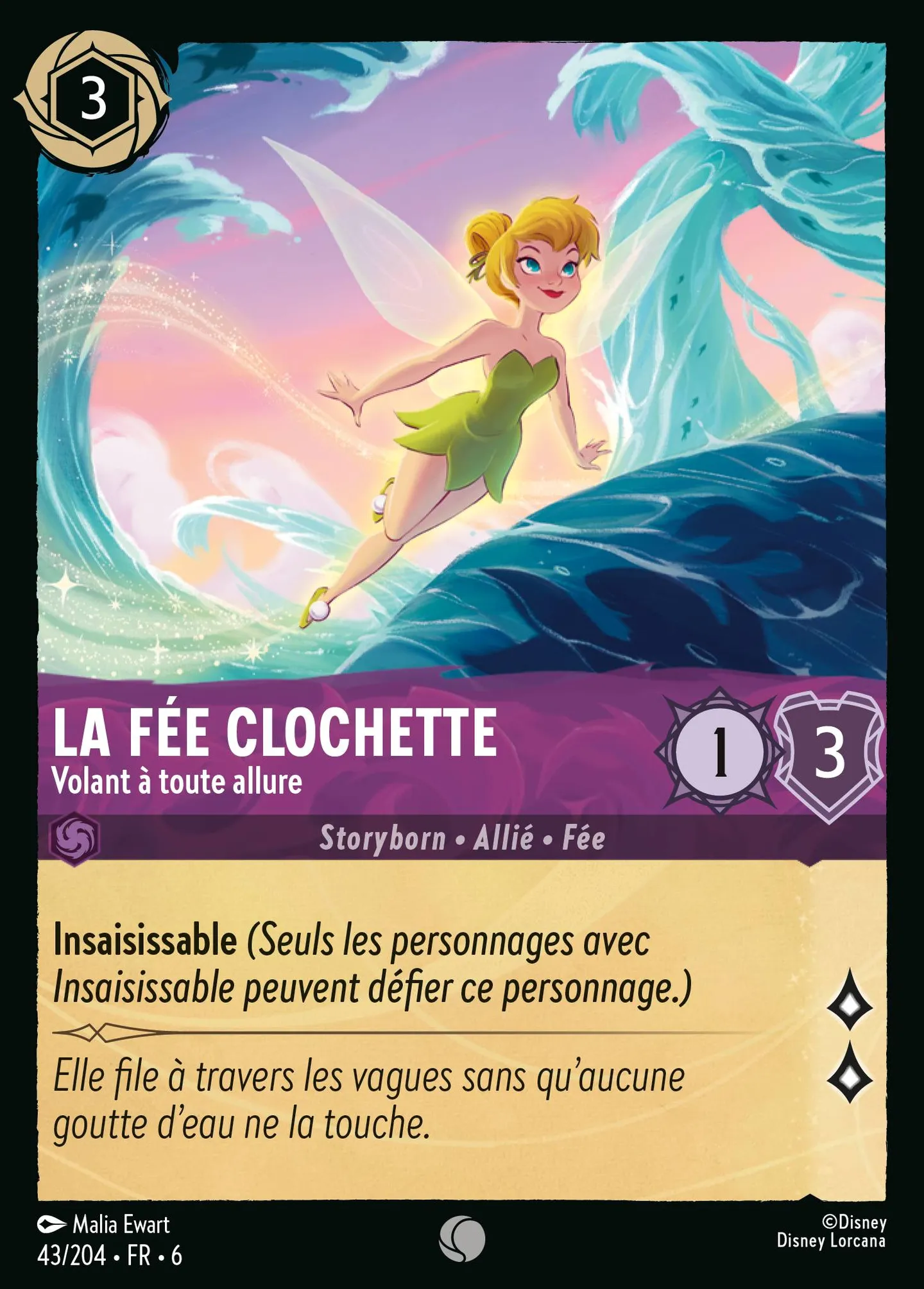 La Fée Clochette - Volant à toute allure — Azurite Sea — Lorcana
