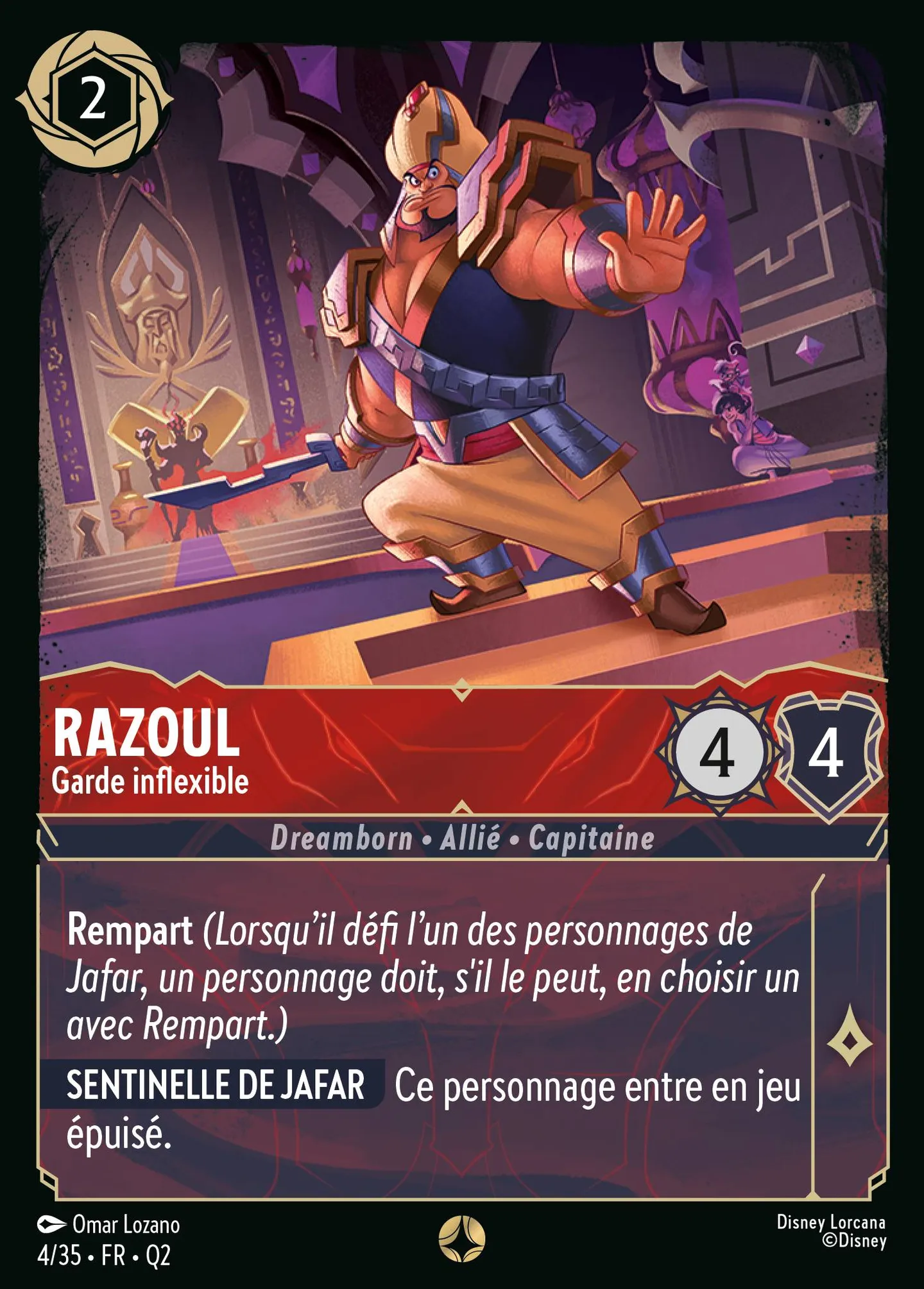 Razoul - Garde inflexible — Illumineer's Quest: Palace Heist — Lorcana