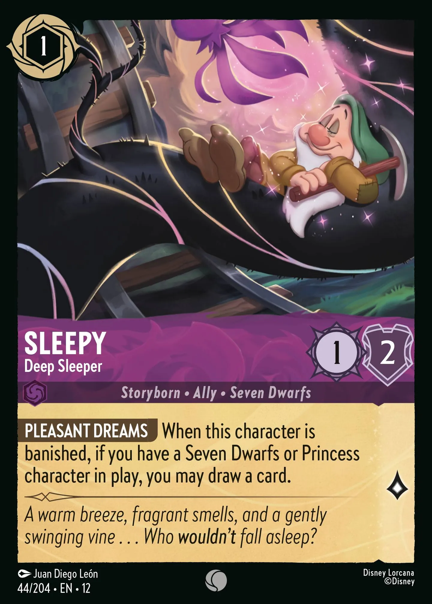 Sleepy - Deep Sleeper — Wilds Unknown — Lorcana
