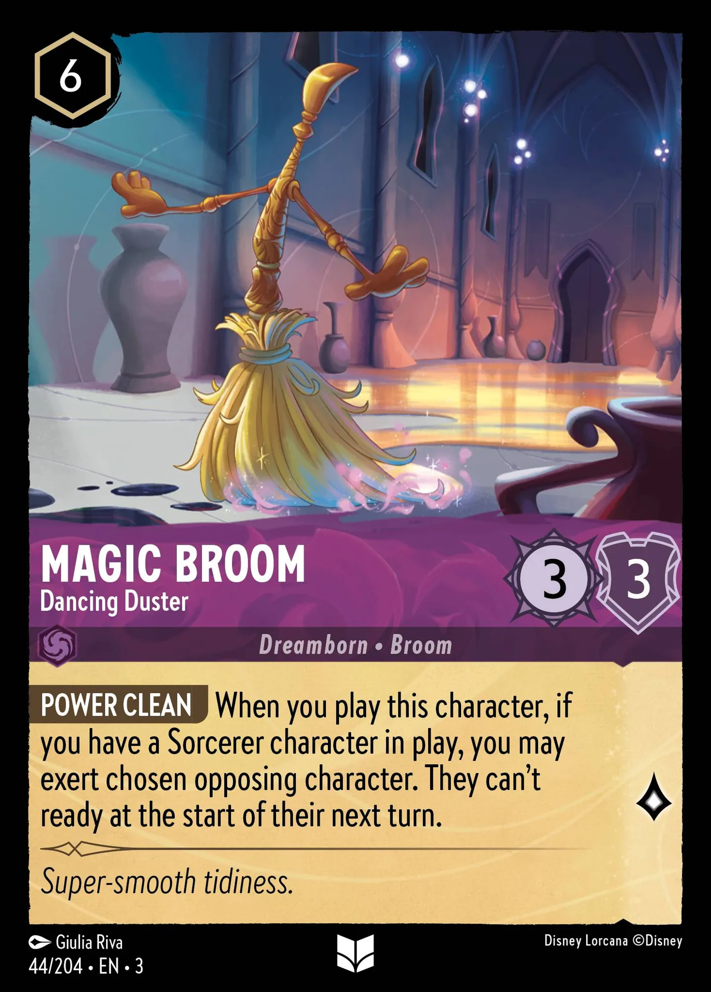Magic Broom - Dancing Duster — Into the Inklands — Lorcana