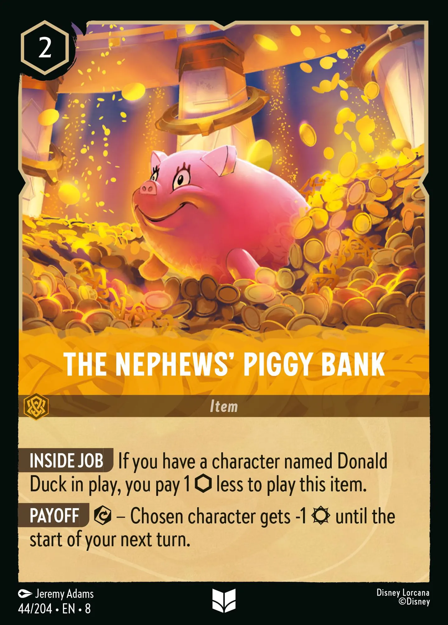 The Nephews' Piggy Bank — The Reign of Jafar — Lorcana