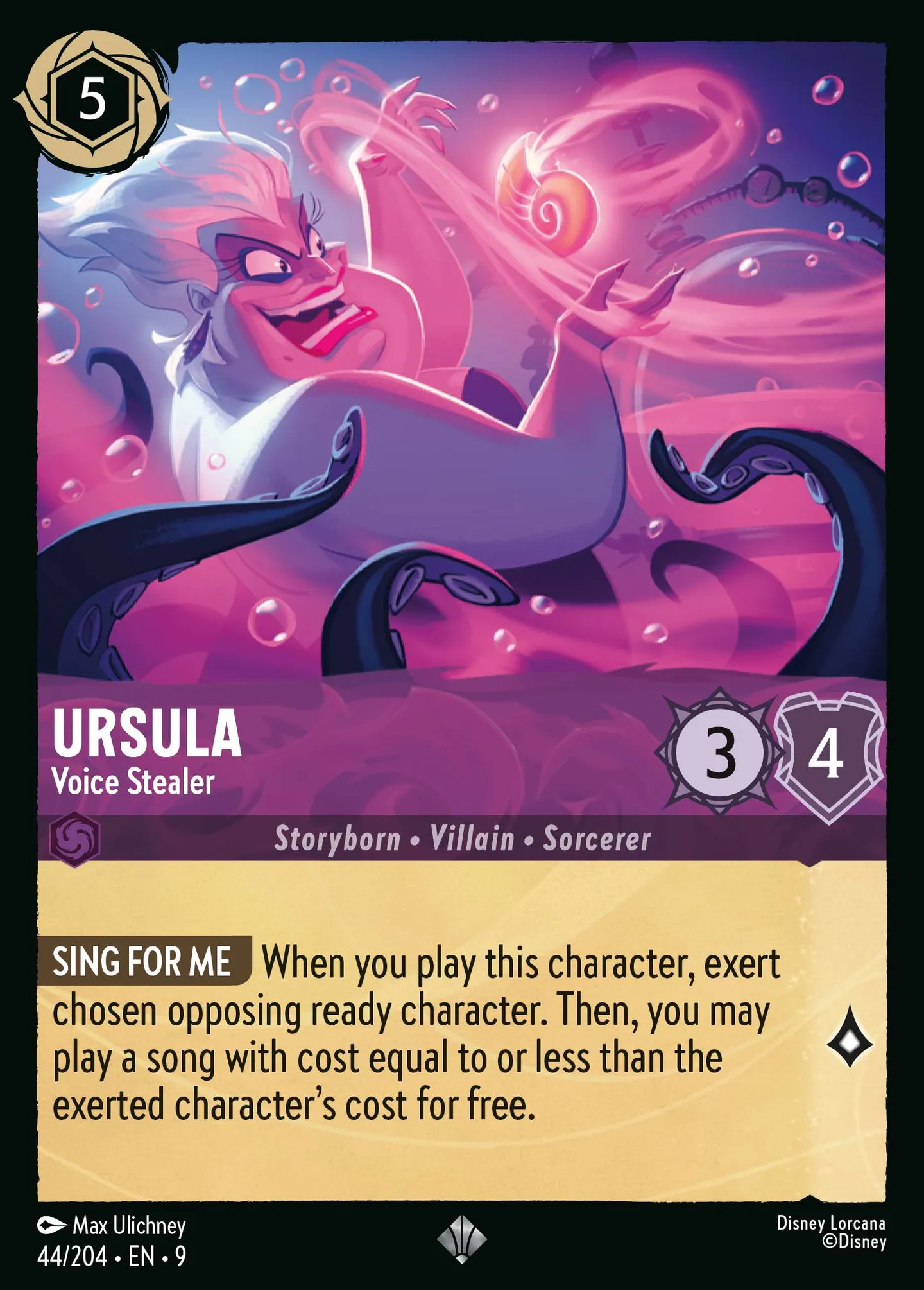 Ursula - Voice Stealer — Fabled — Lorcana