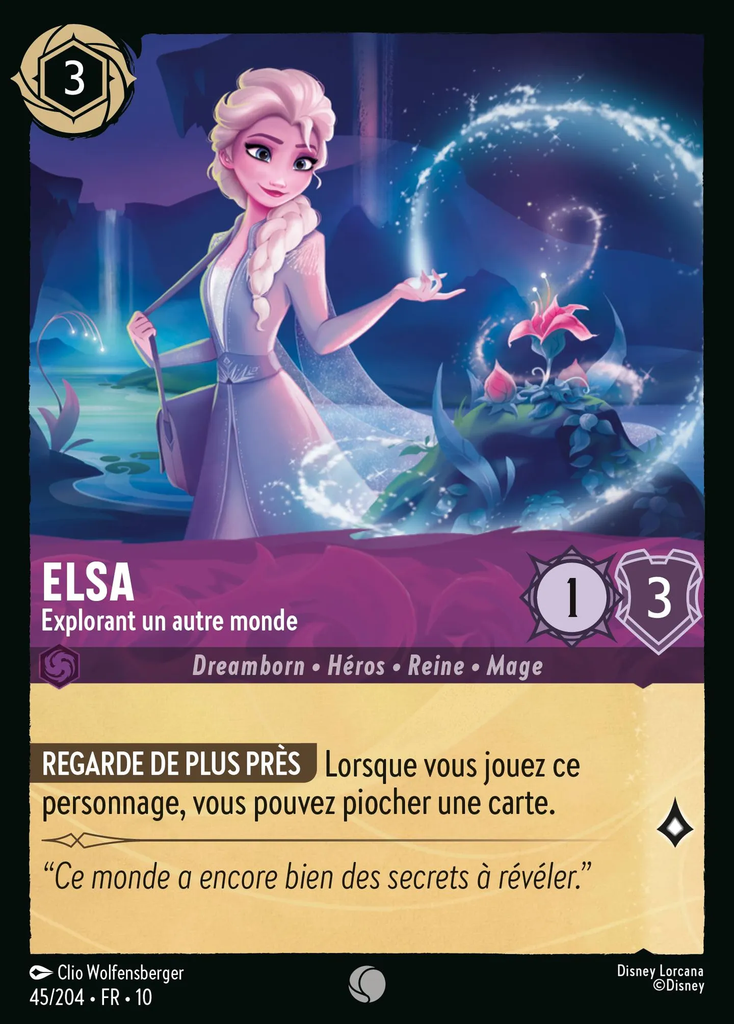 Elsa - Explorant un autre monde — Whispers in the Well — Lorcana