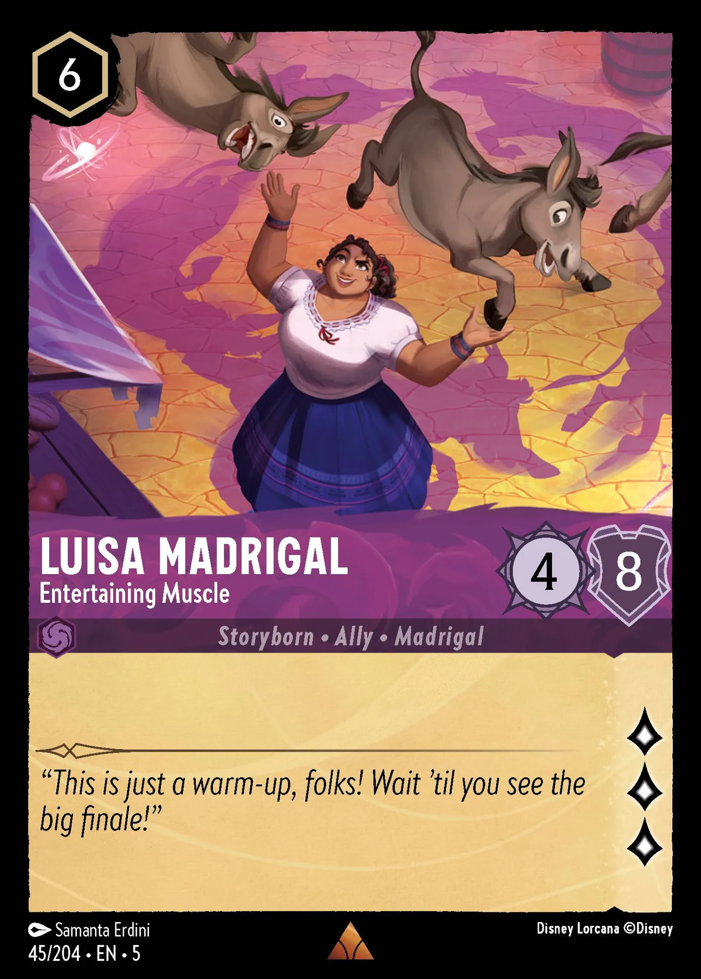 Luisa Madrigal - Madame Muscle — Shimmering Skies — Lorcana