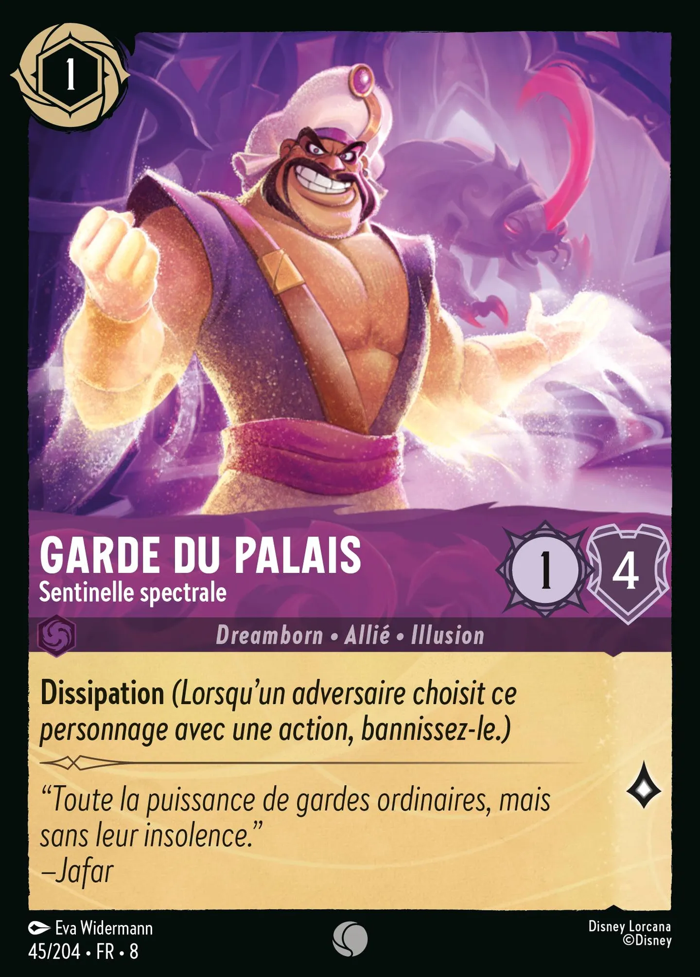 Garde du palais - Sentinelle spectrale — The Reign of Jafar — Lorcana