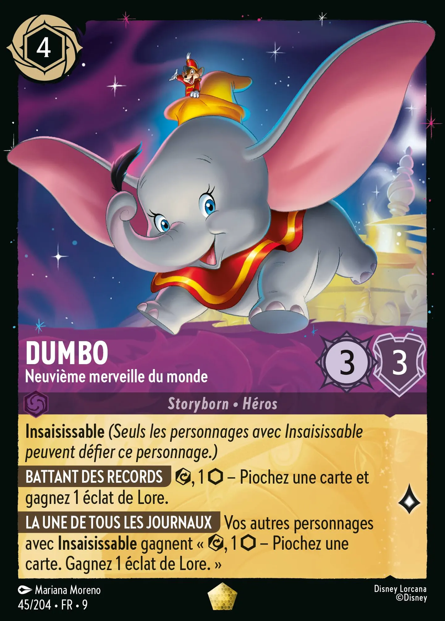 Dumbo - Neuvième merveille du monde — Fabled — Lorcana