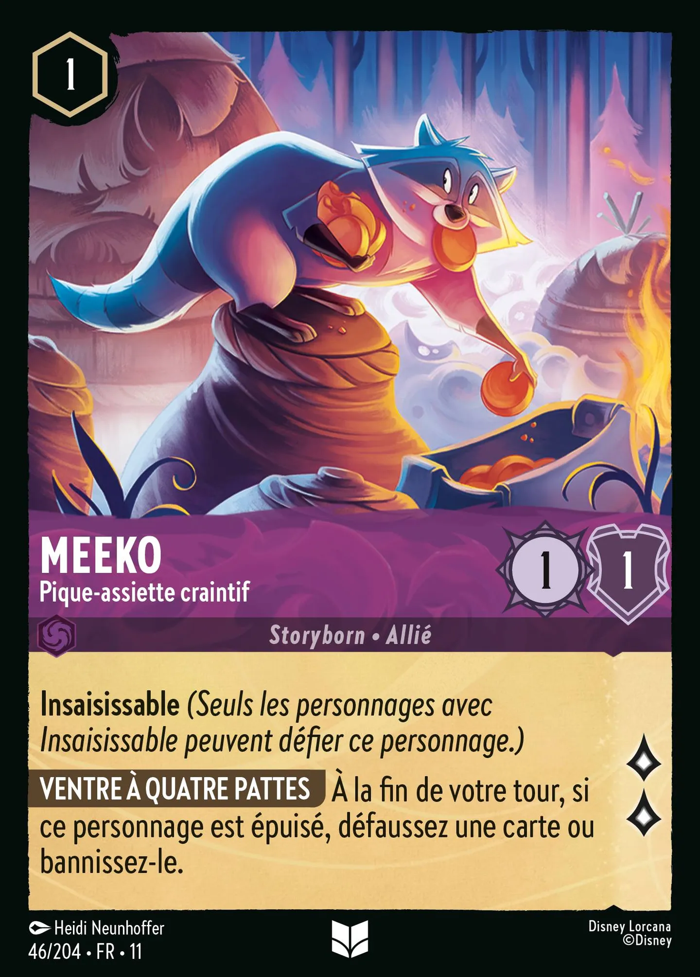 Meeko - Pique-assiette craintif — Winterspell — Lorcana