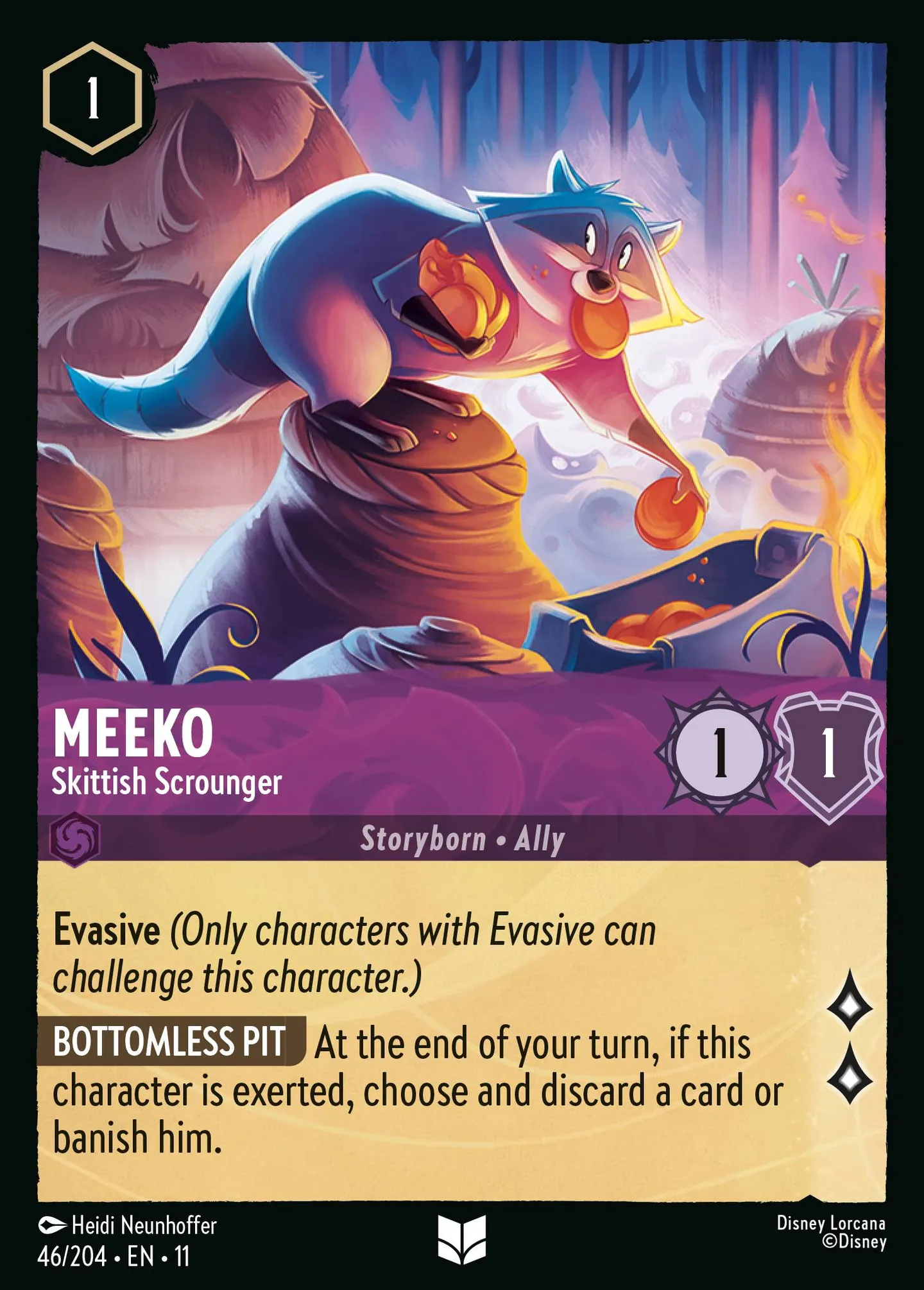 Meeko - Skittish Scrounger — Winterspell — Lorcana