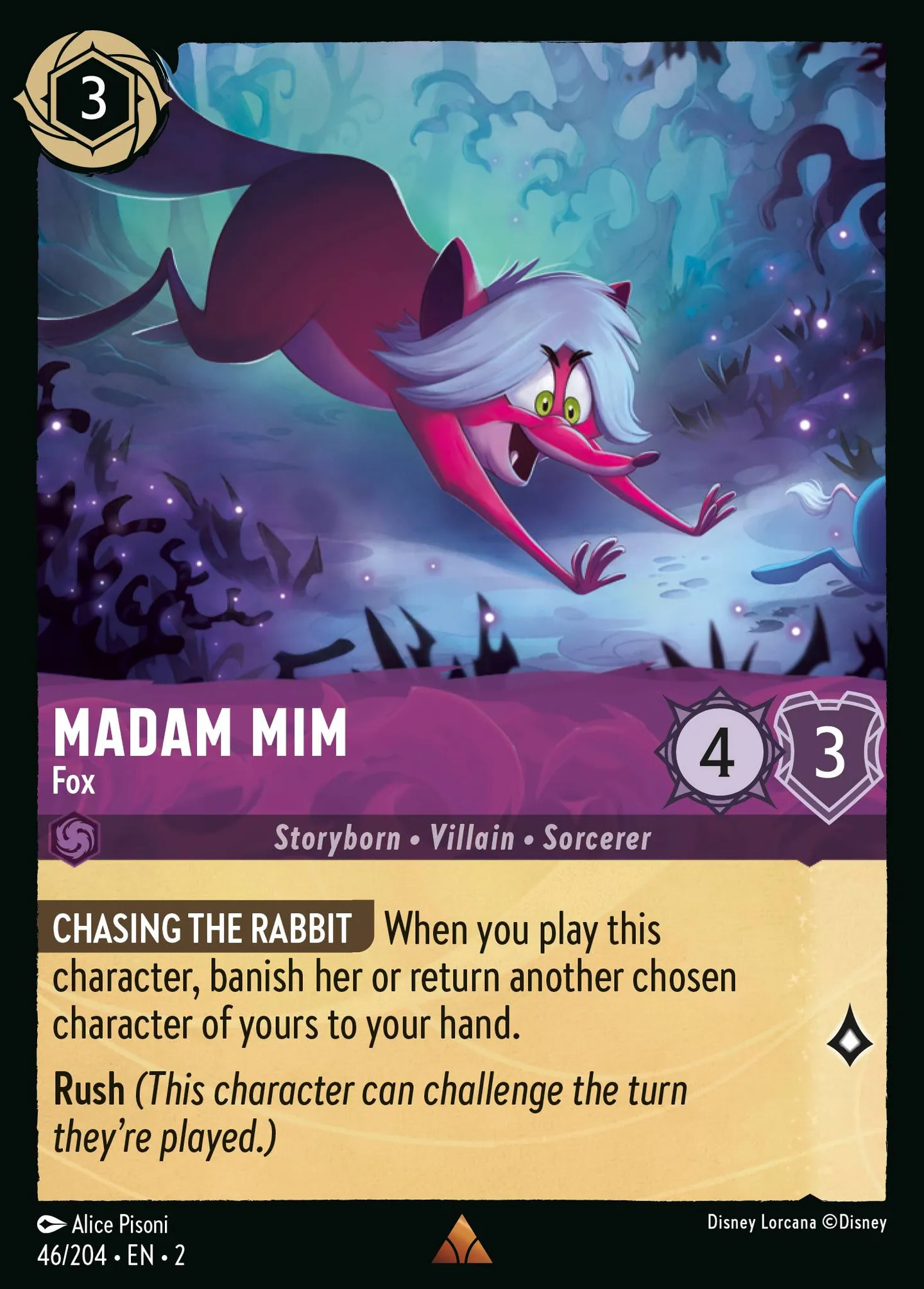 Madam Mim - Fox — Rise of the Floodborn — Lorcana