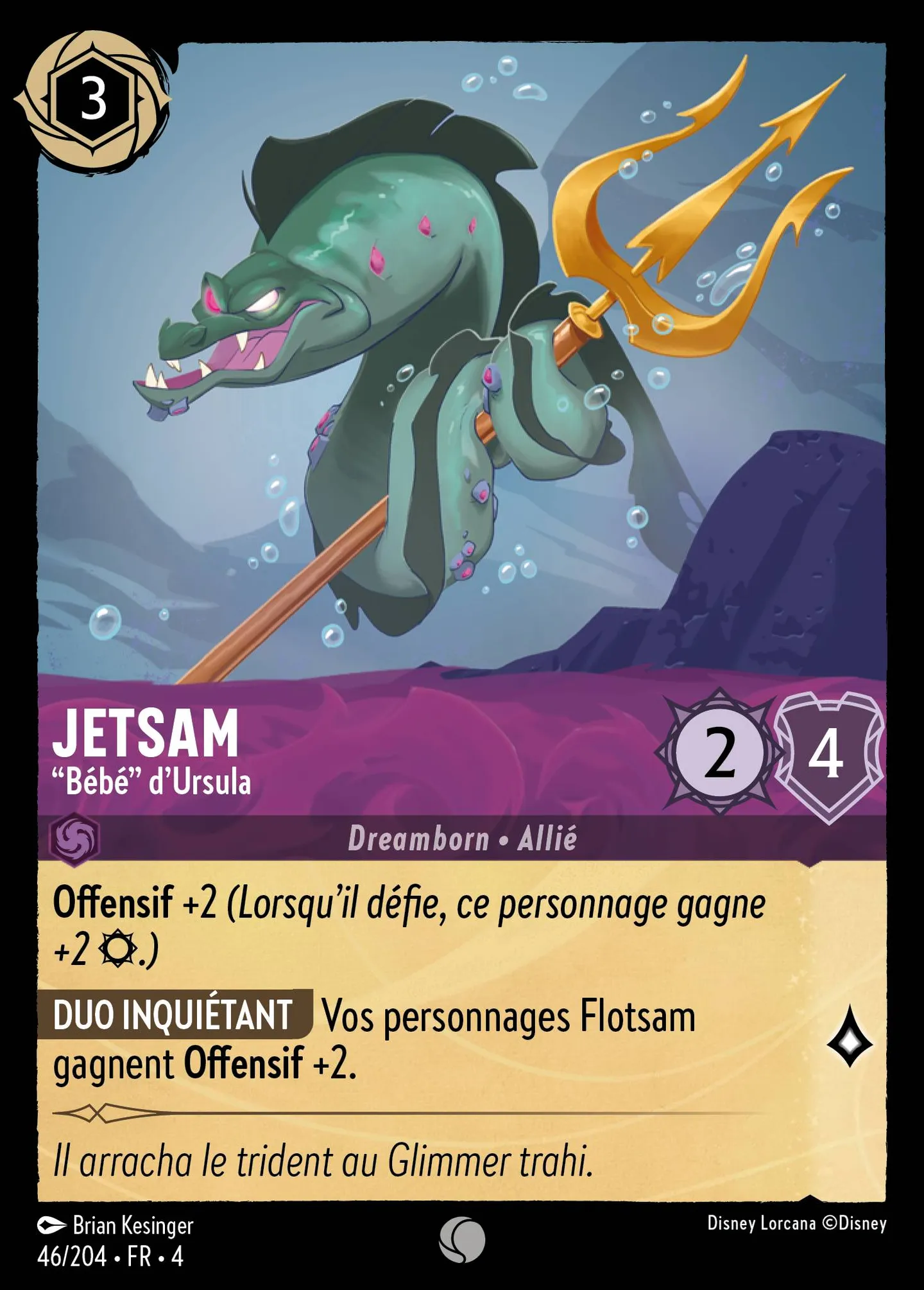 Jetsam - "Bébé" d'Ursula — Ursula's Return — Lorcana