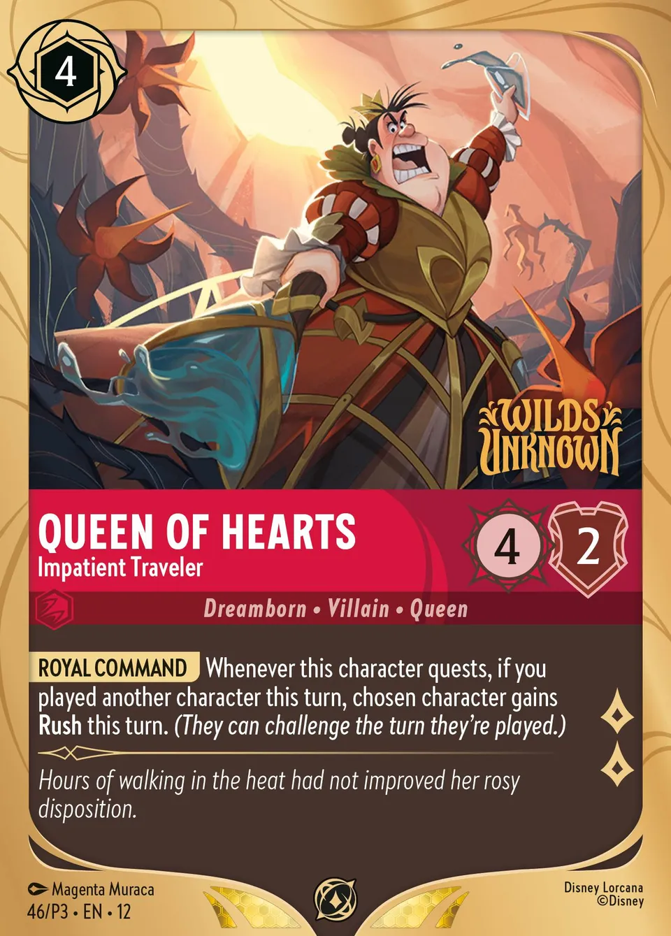 La Reine de Cœur - Voyageuse impatiente from Promos - Year 3 - Lorcana