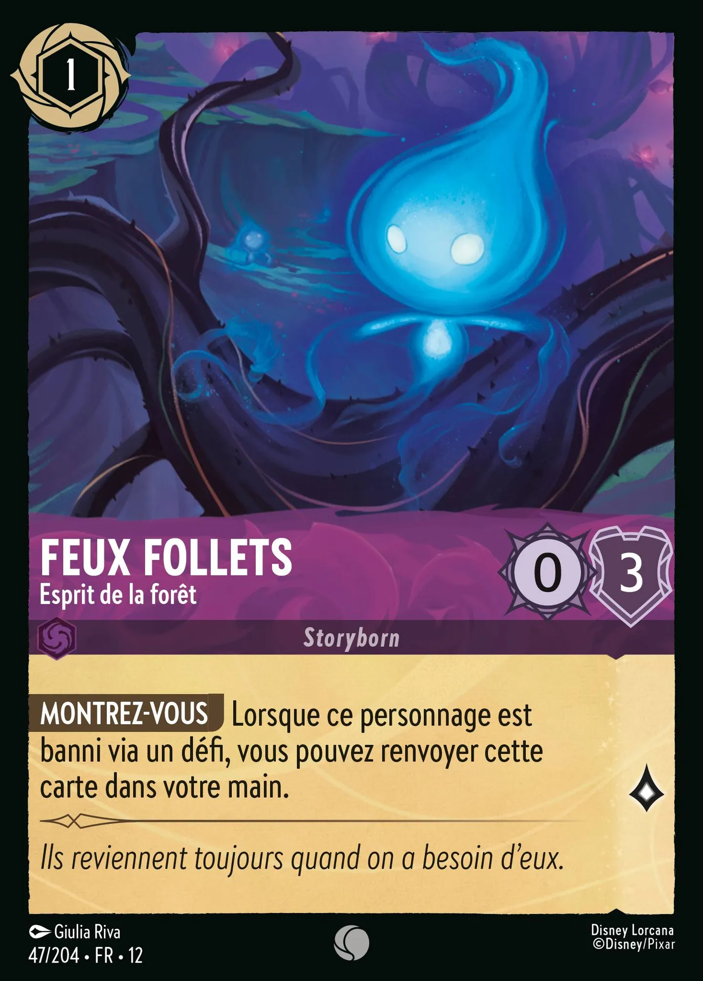 Feux follets - Esprit de la forêt — Wilds Unknown — Lorcana