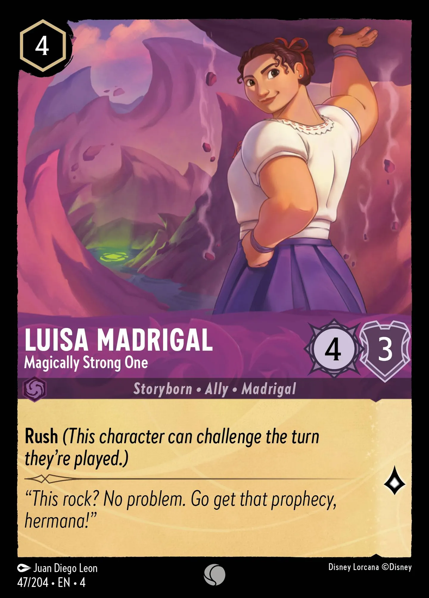 Luisa Madrigal - Magically Strong One — Ursula's Return — Lorcana